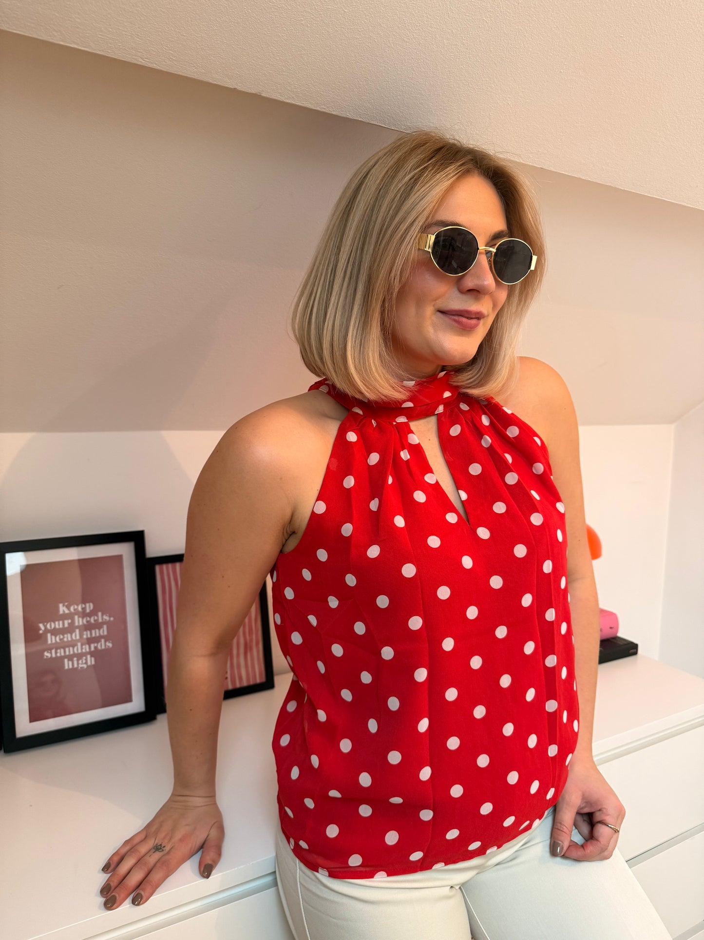 Top Rosalia - rouge