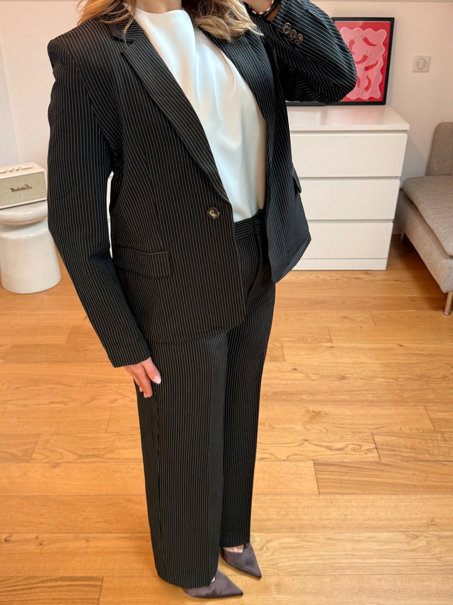 Pantalon d'ensemble Manon - noir