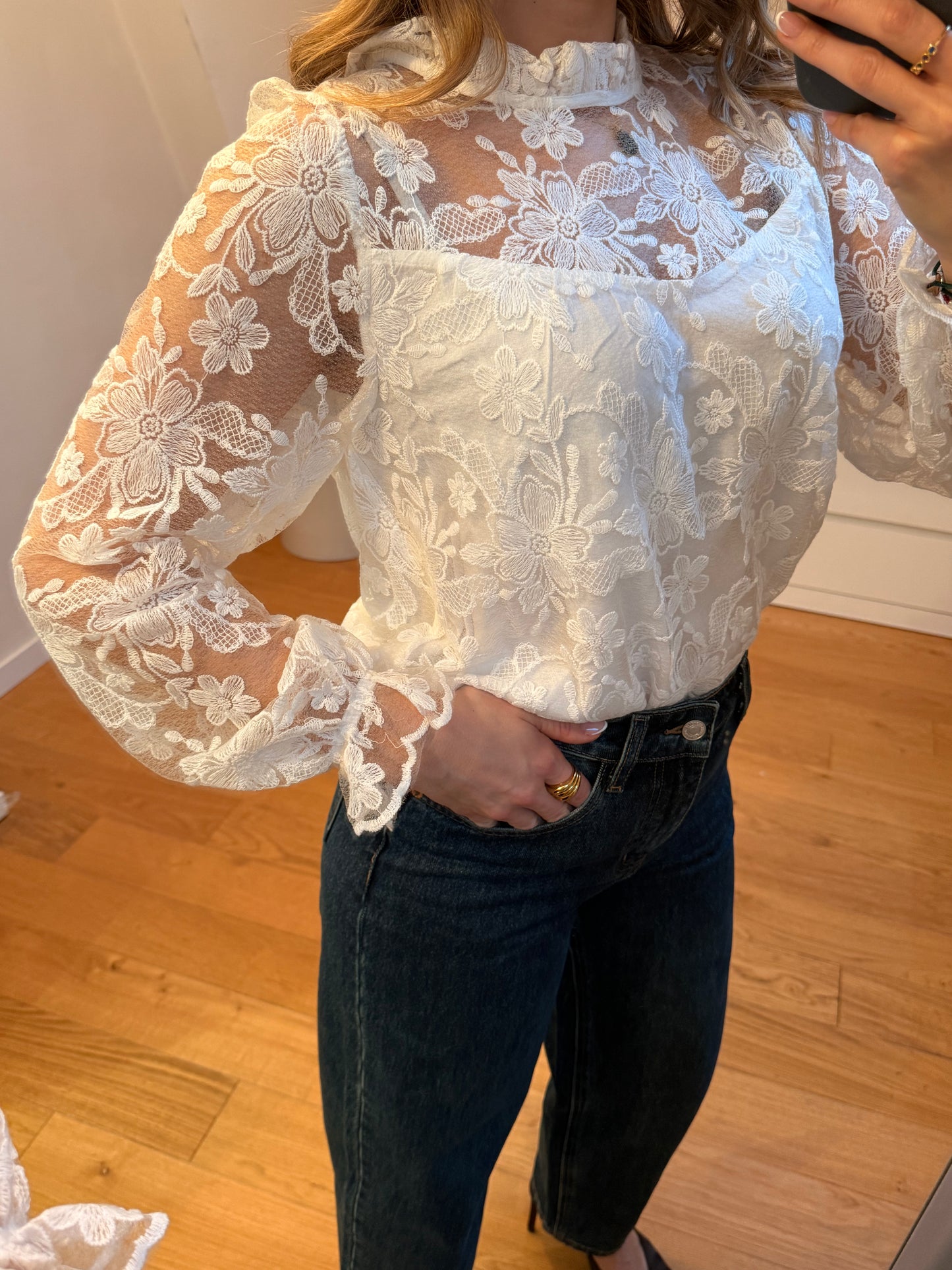 Blouse Prune - blanche