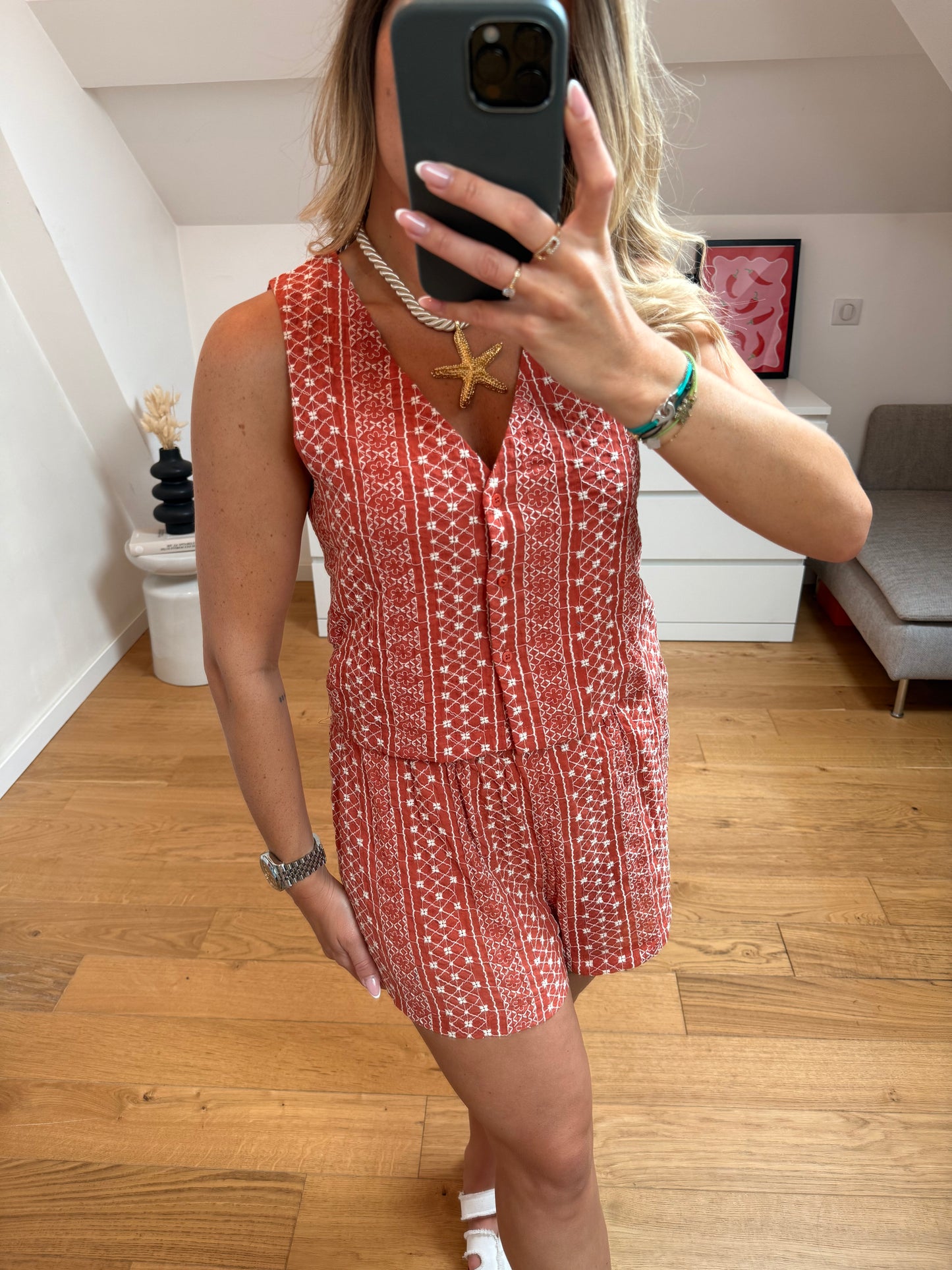 Short Loua - orange