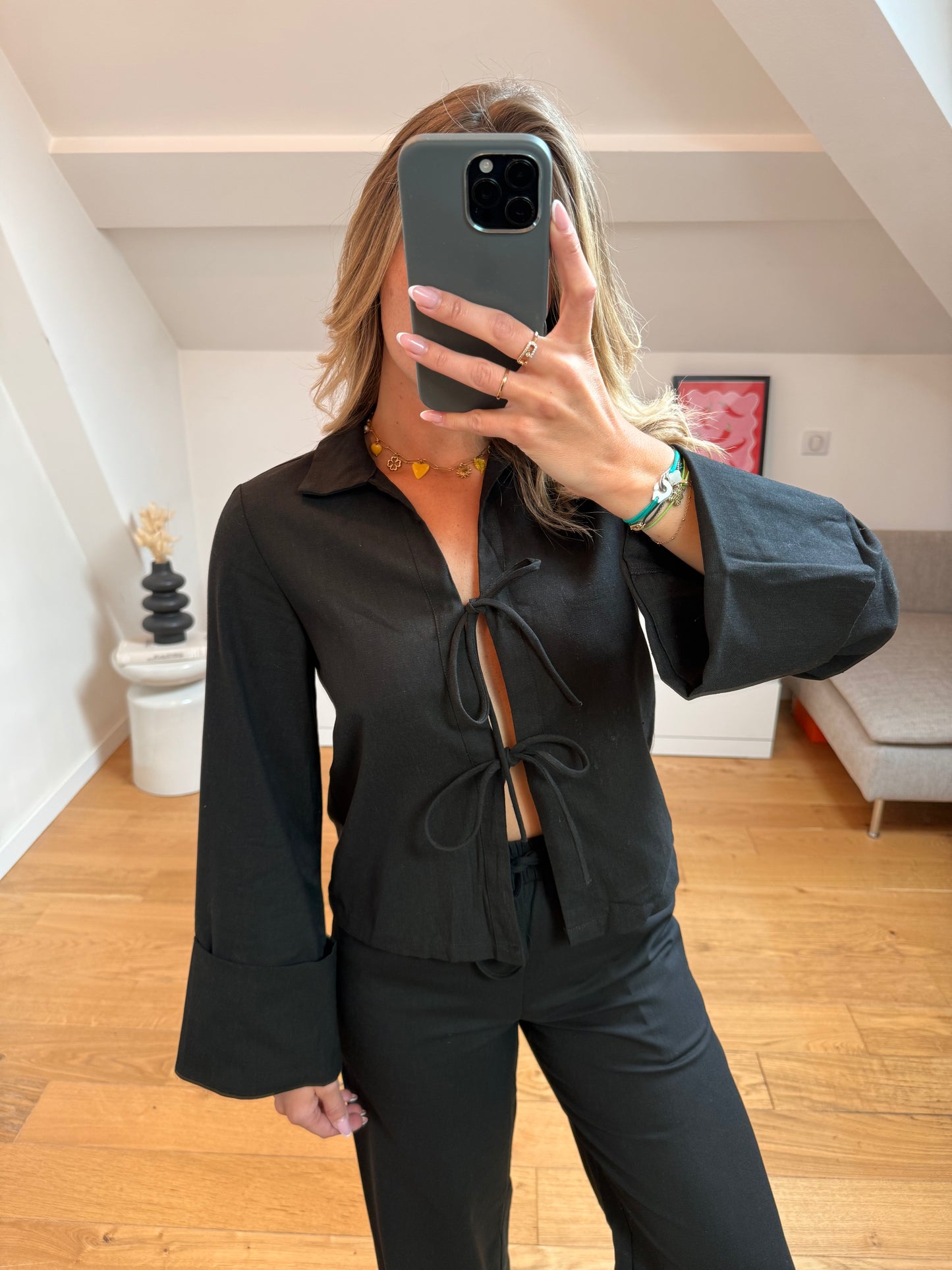 Blouse Mia - noir