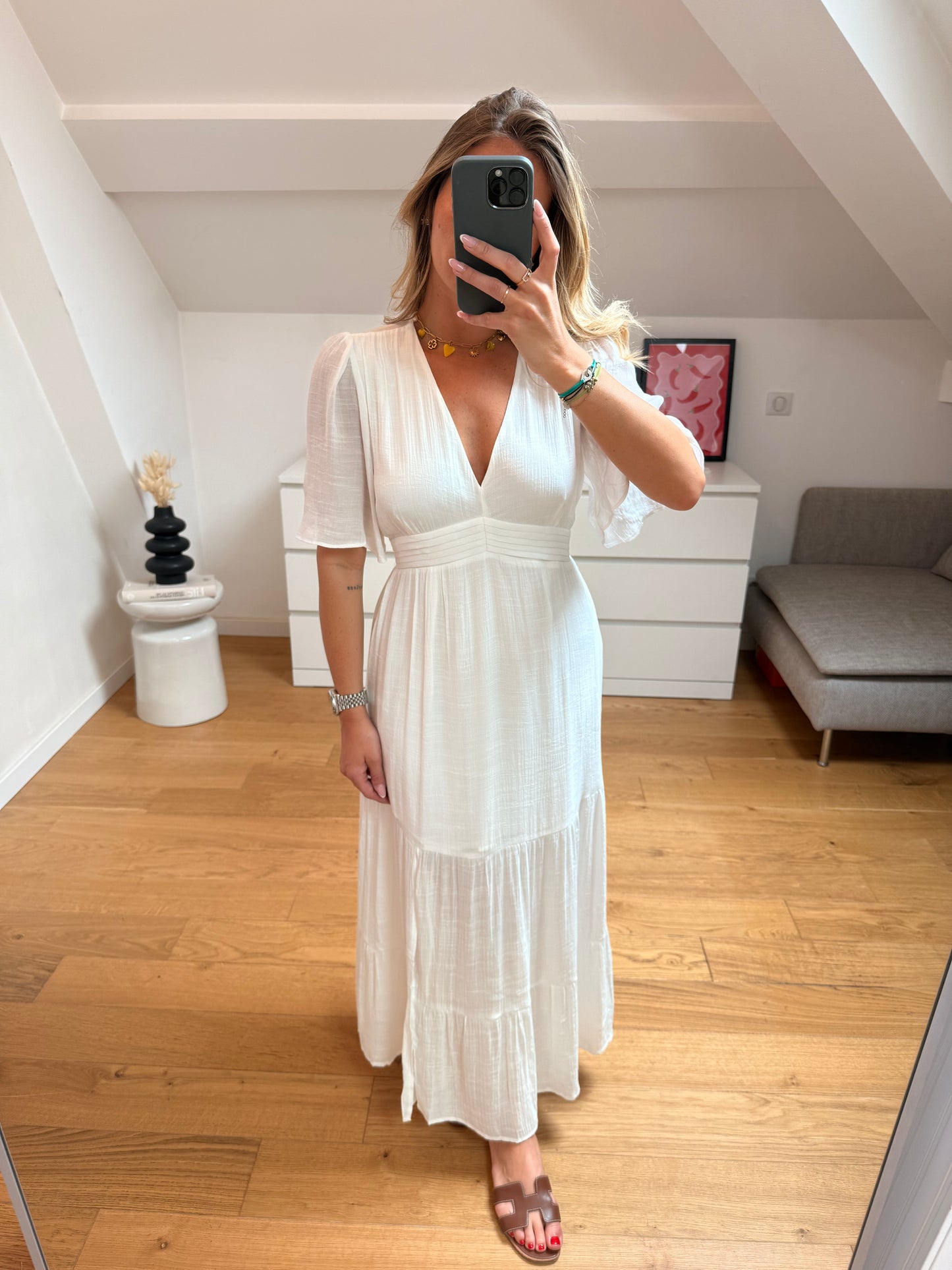 Robe Irisa - blanche