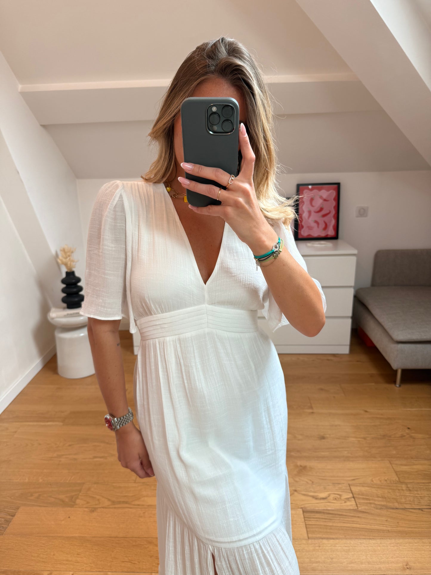 Robe Irisa - blanche