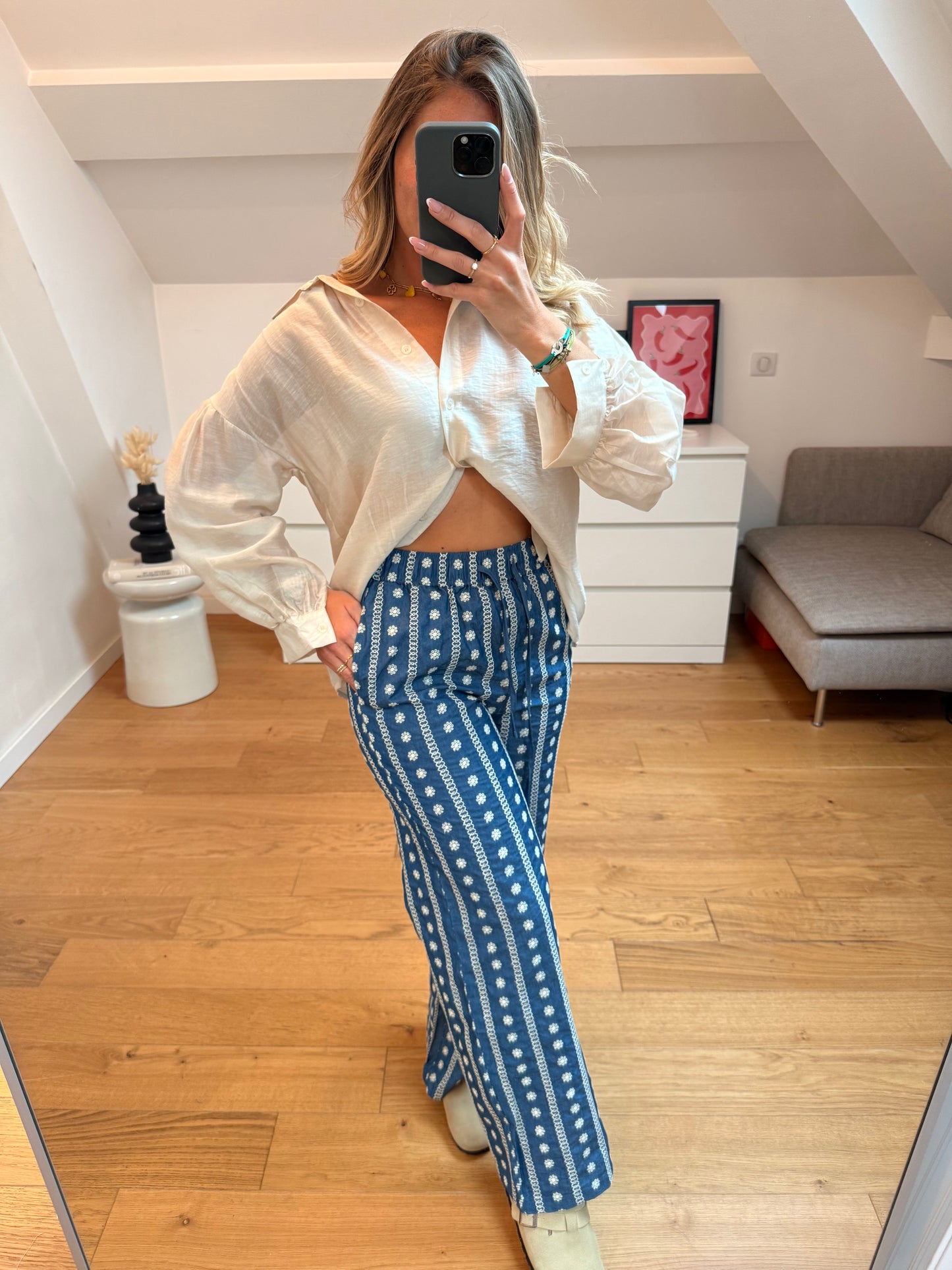 Pantalon Aloha - bleu marine
