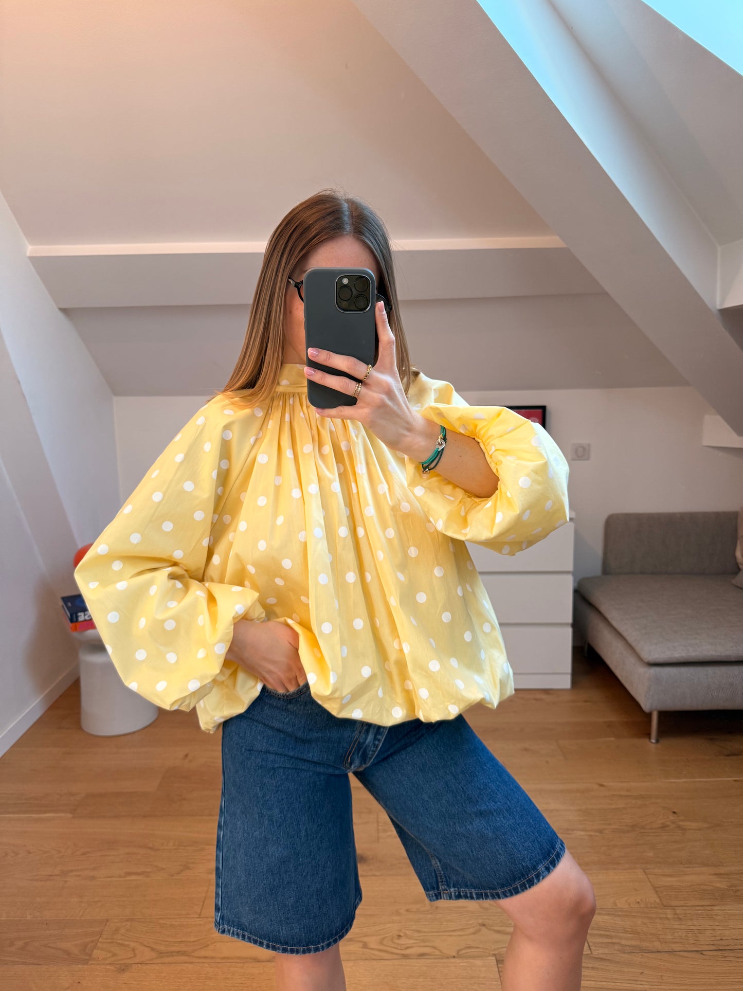 Blouse Cassie - jaune