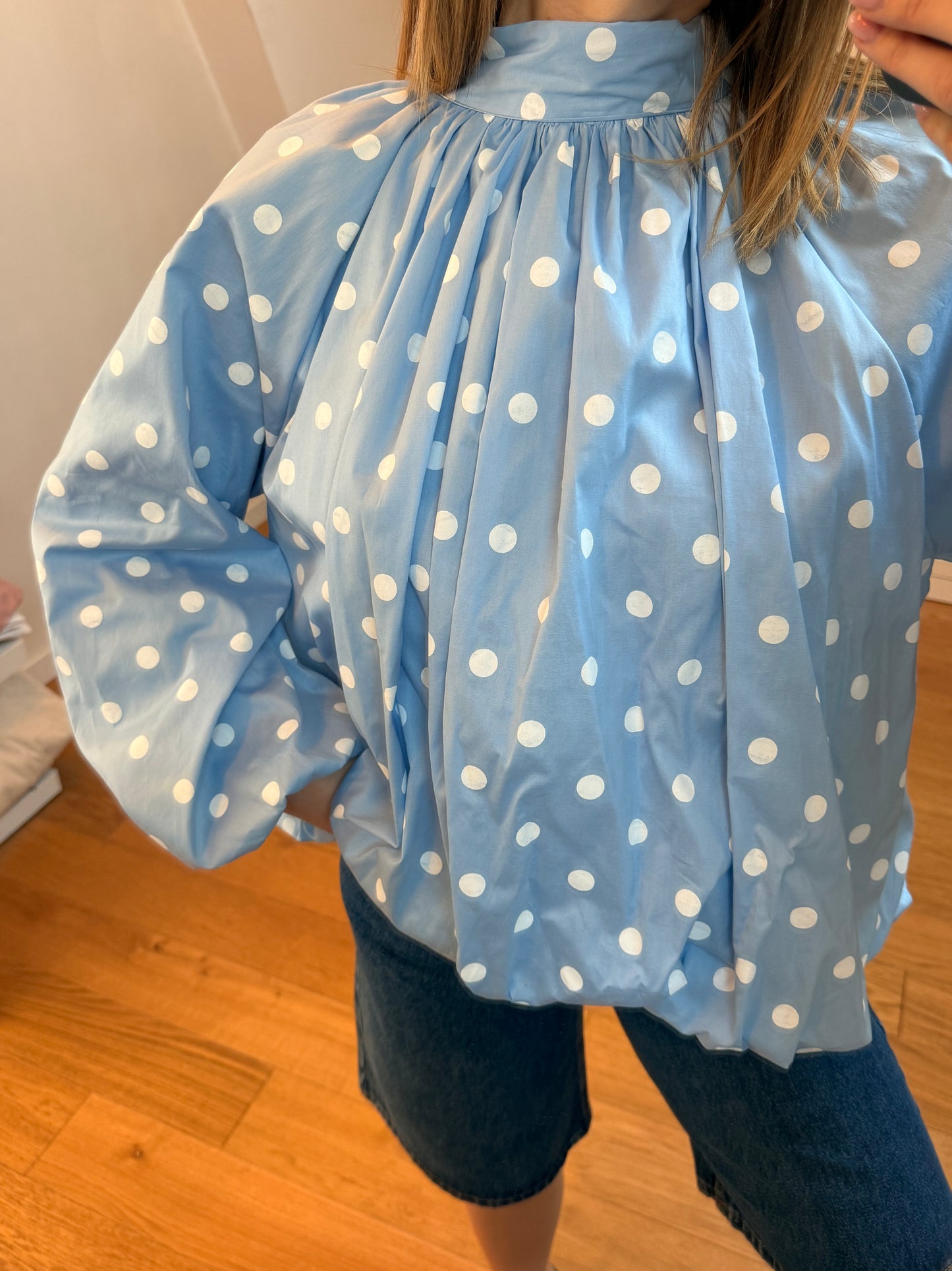 Blouse Cassie - bleu
