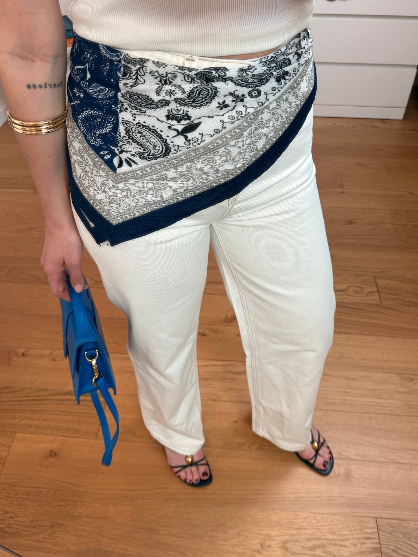 Foulard Emy - bleu