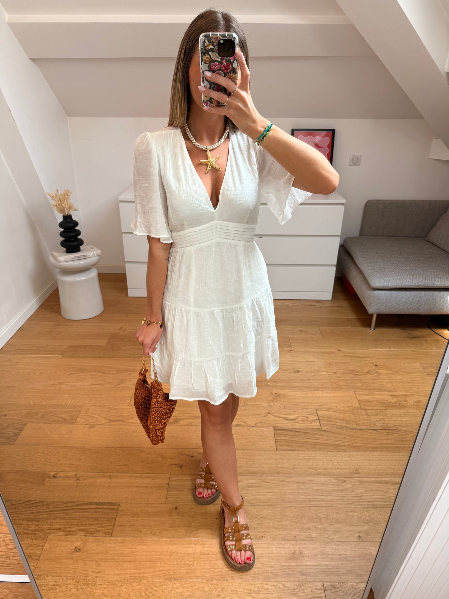 Robe Iris - blanche