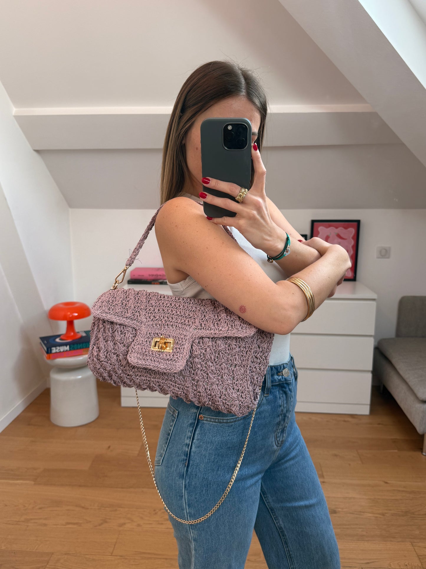 Sac Clara - mauve