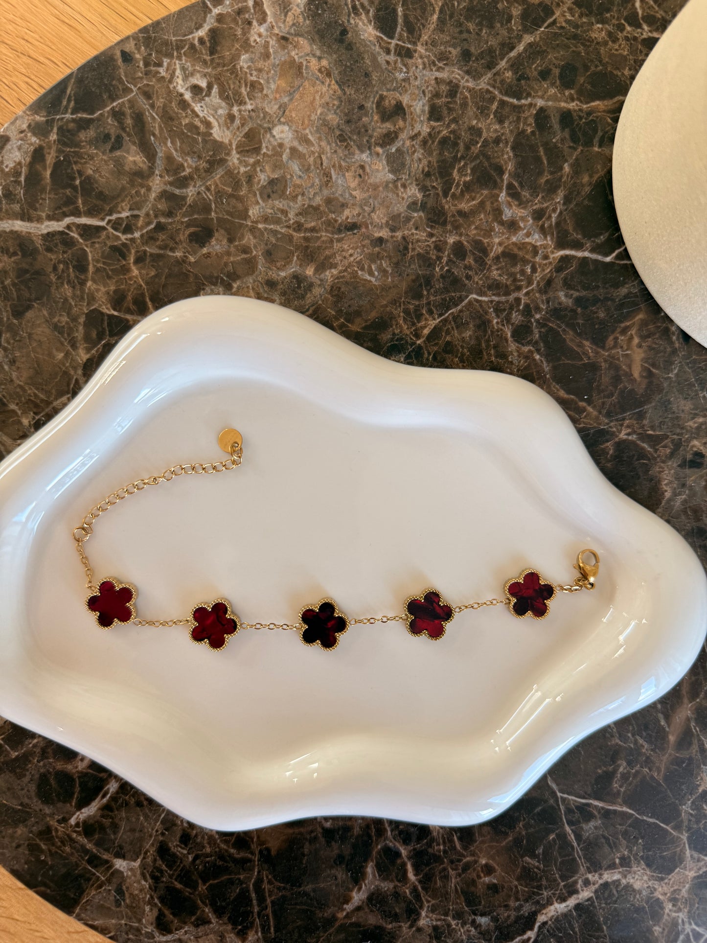 Bracelet Kate - bordeaux