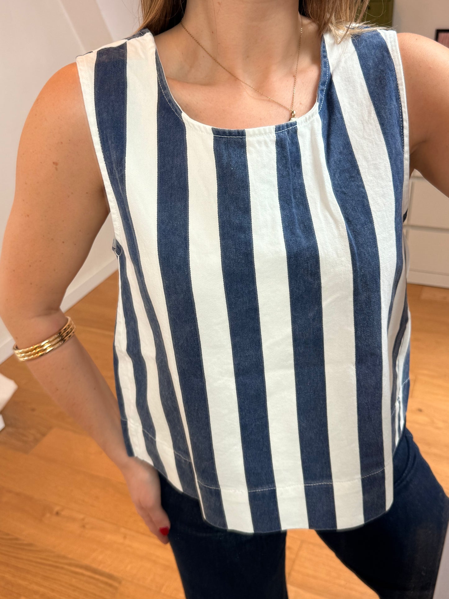 Top Mary - bleu