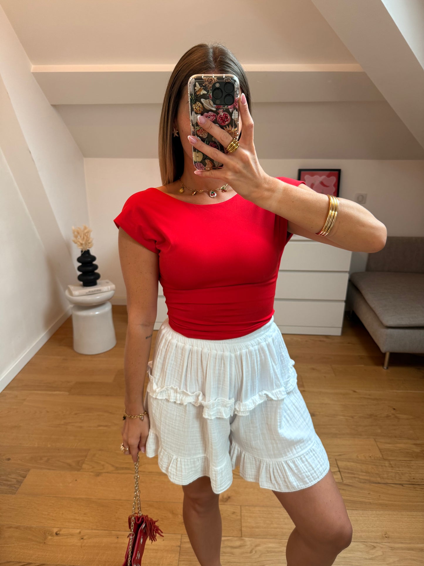 Top Vivi - rouge