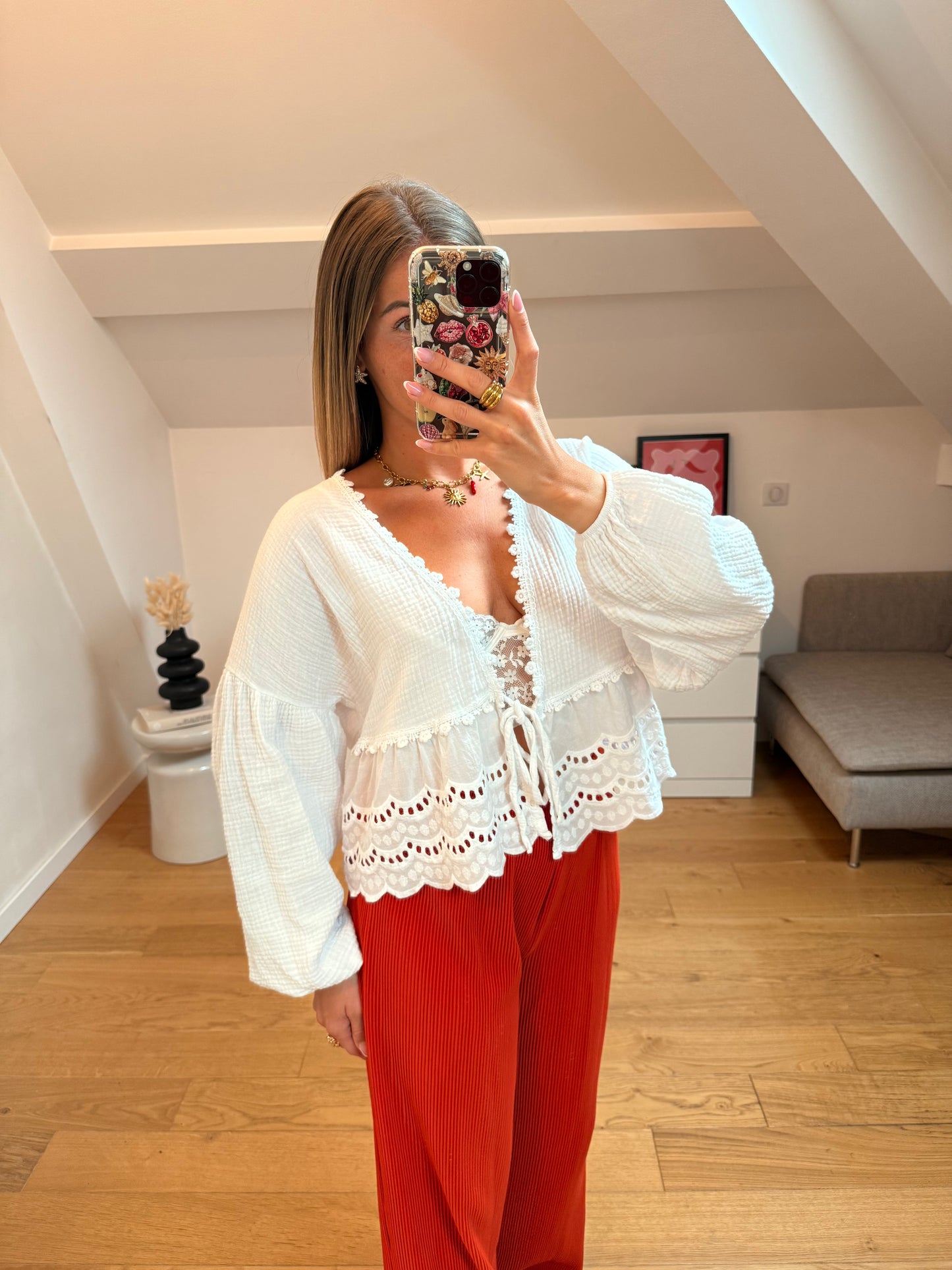 Blouse Manon - blanche