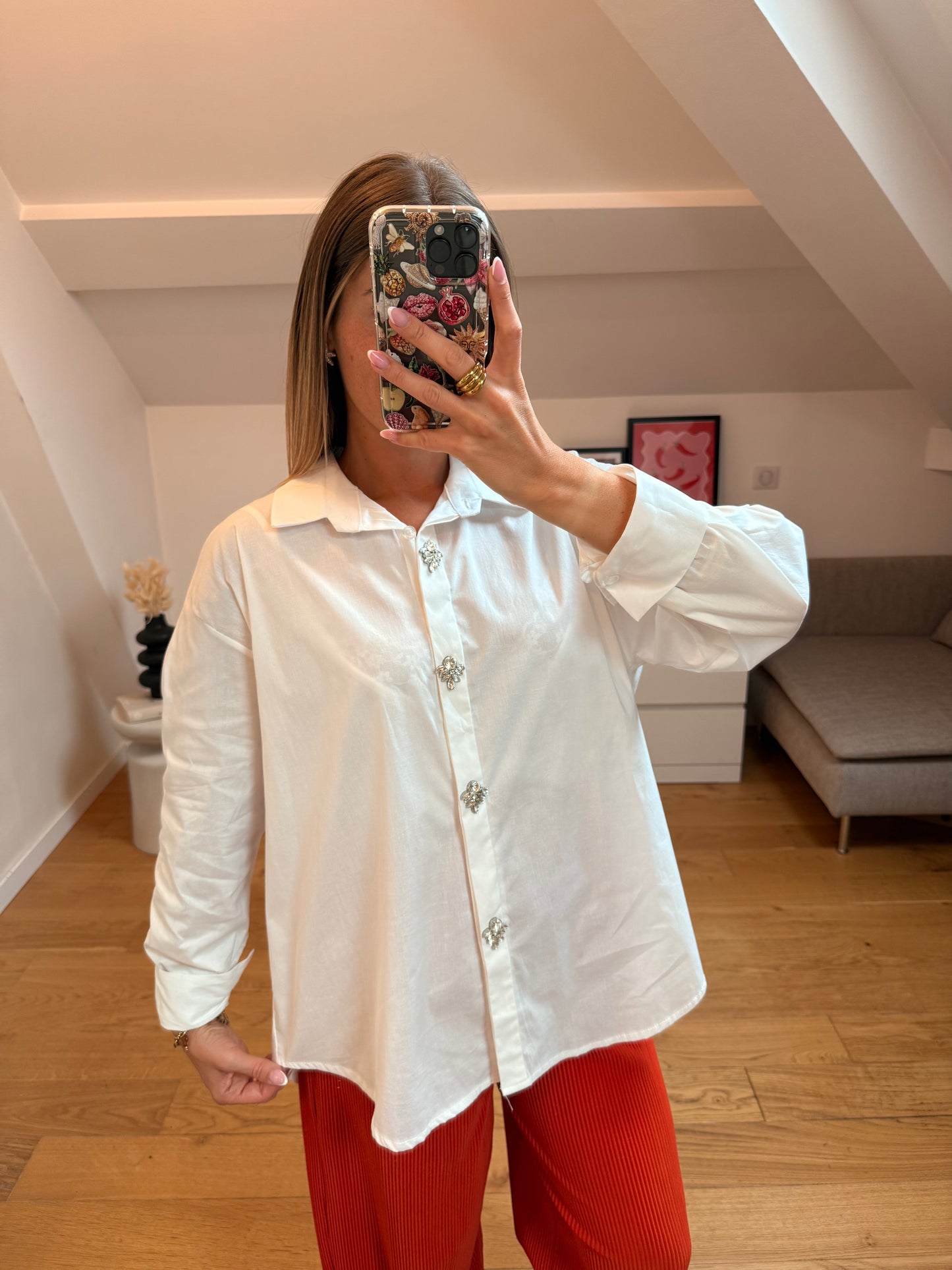 Chemise Andie - blanche