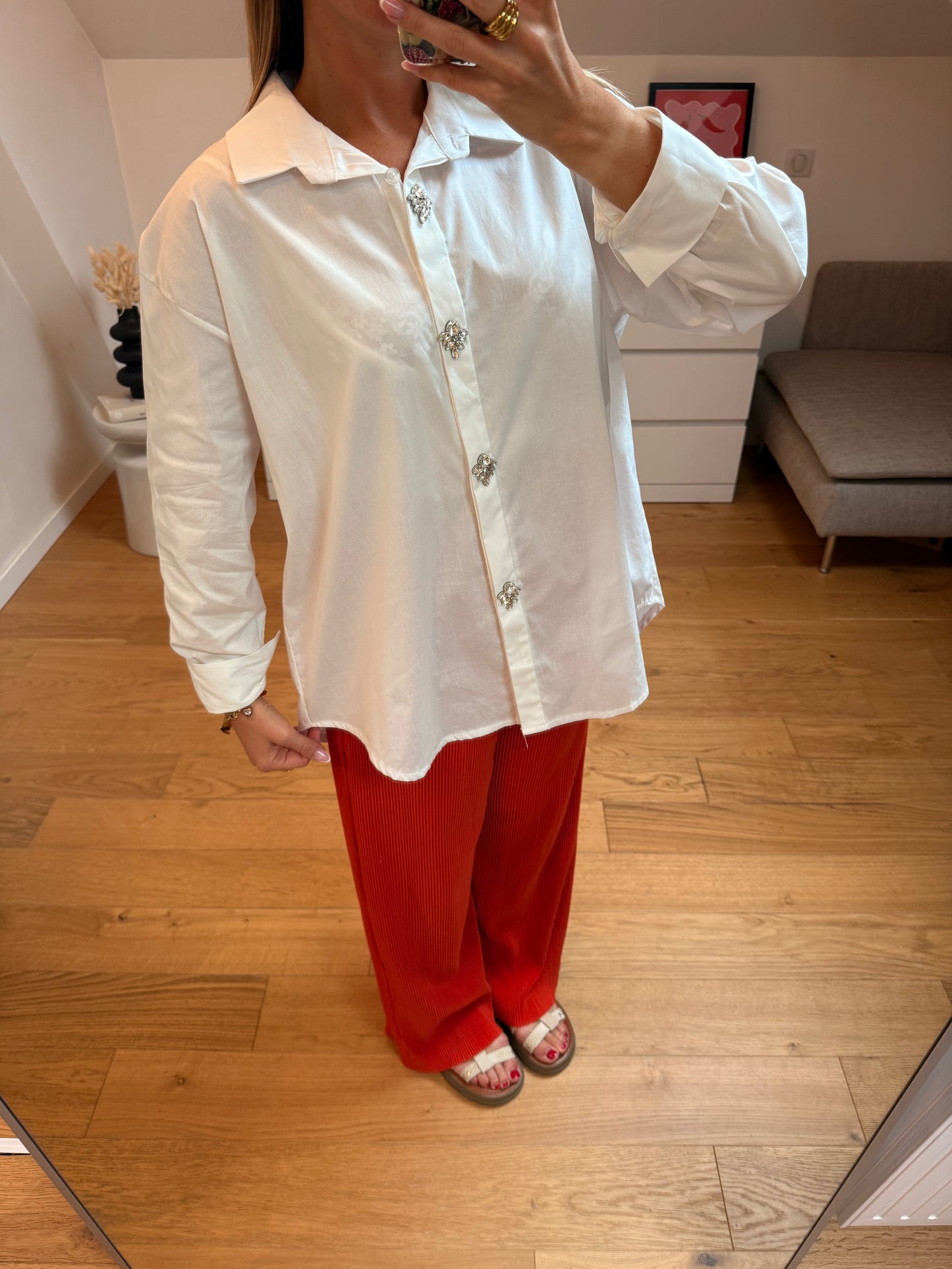 Chemise Andie - blanche