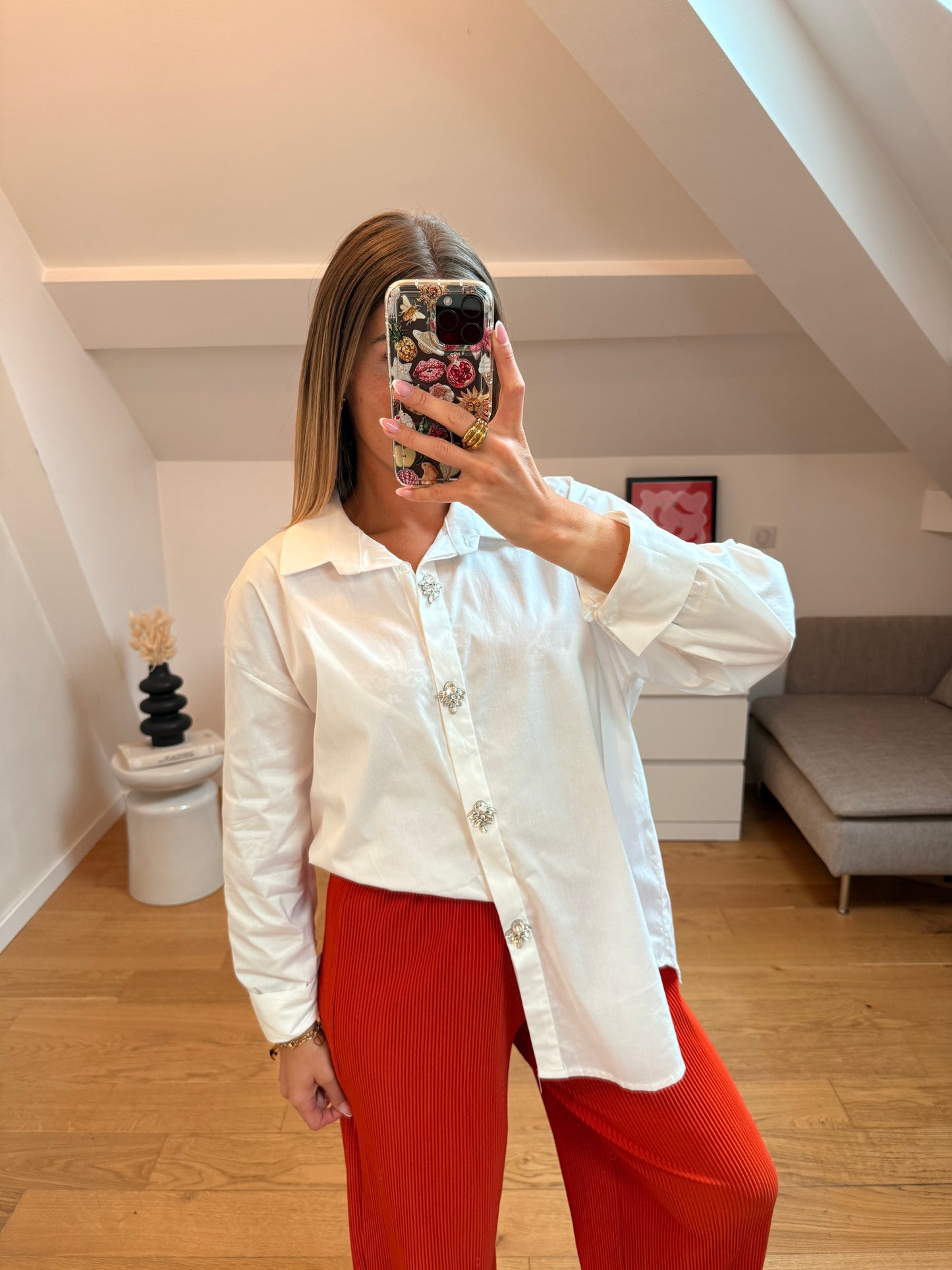 Chemise Andie - blanche