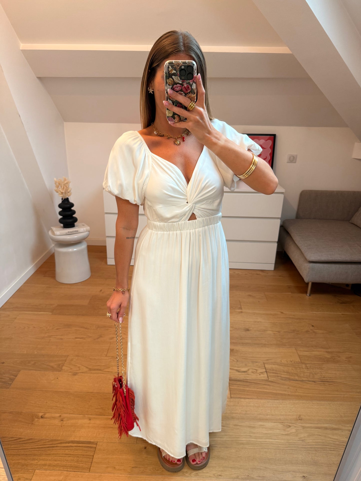 Robe Mally - blanche