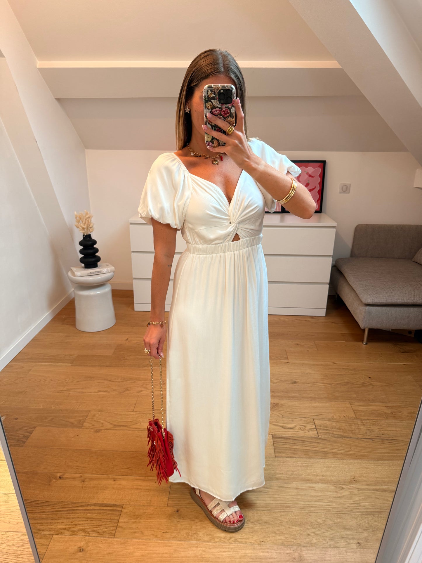 Robe Mally - blanche