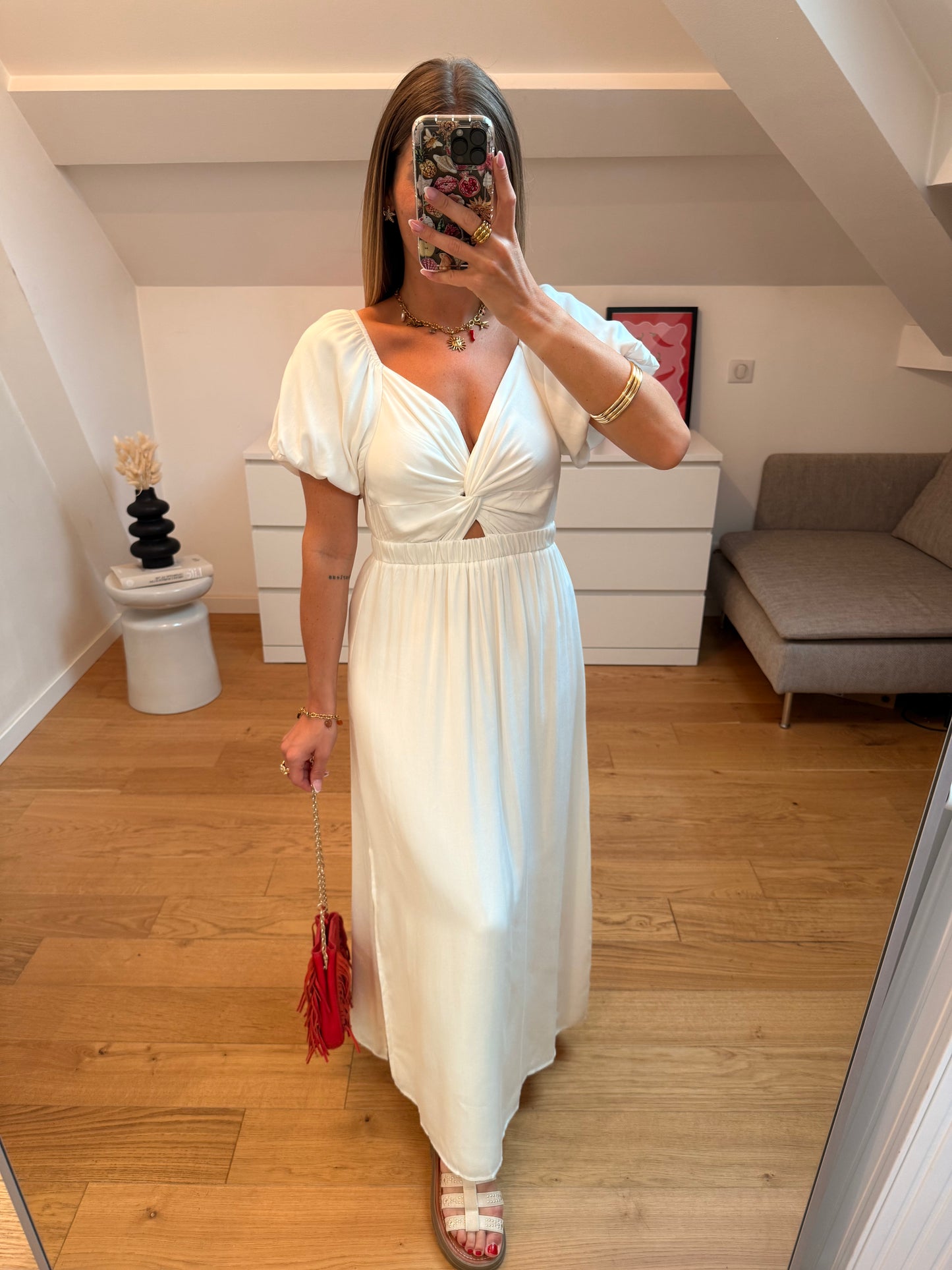 Robe Mally - blanche
