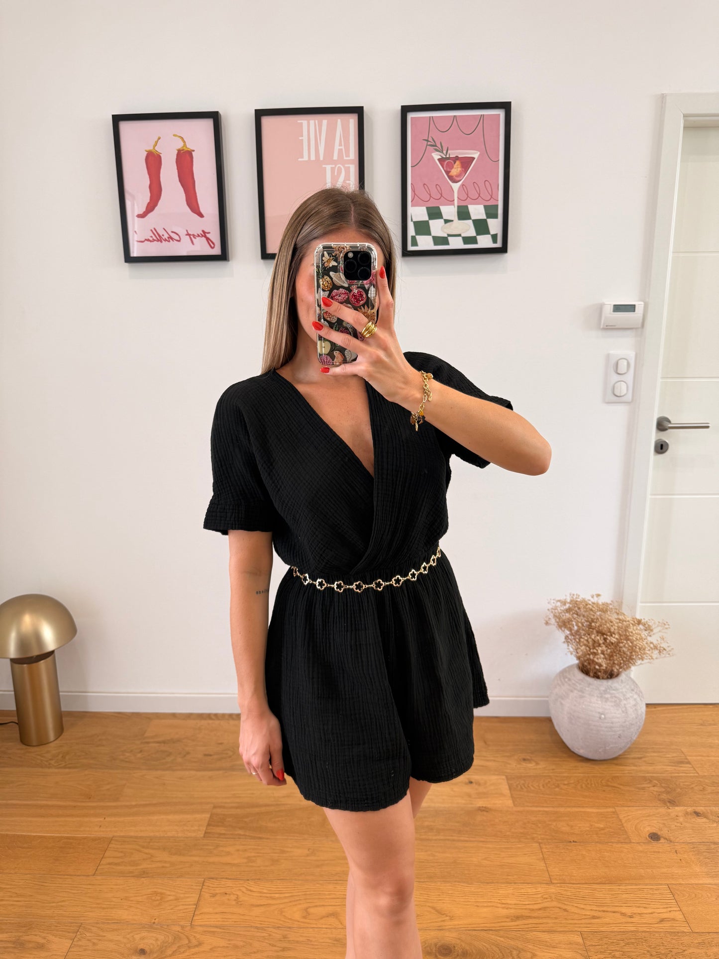 Combishort Laly - noir