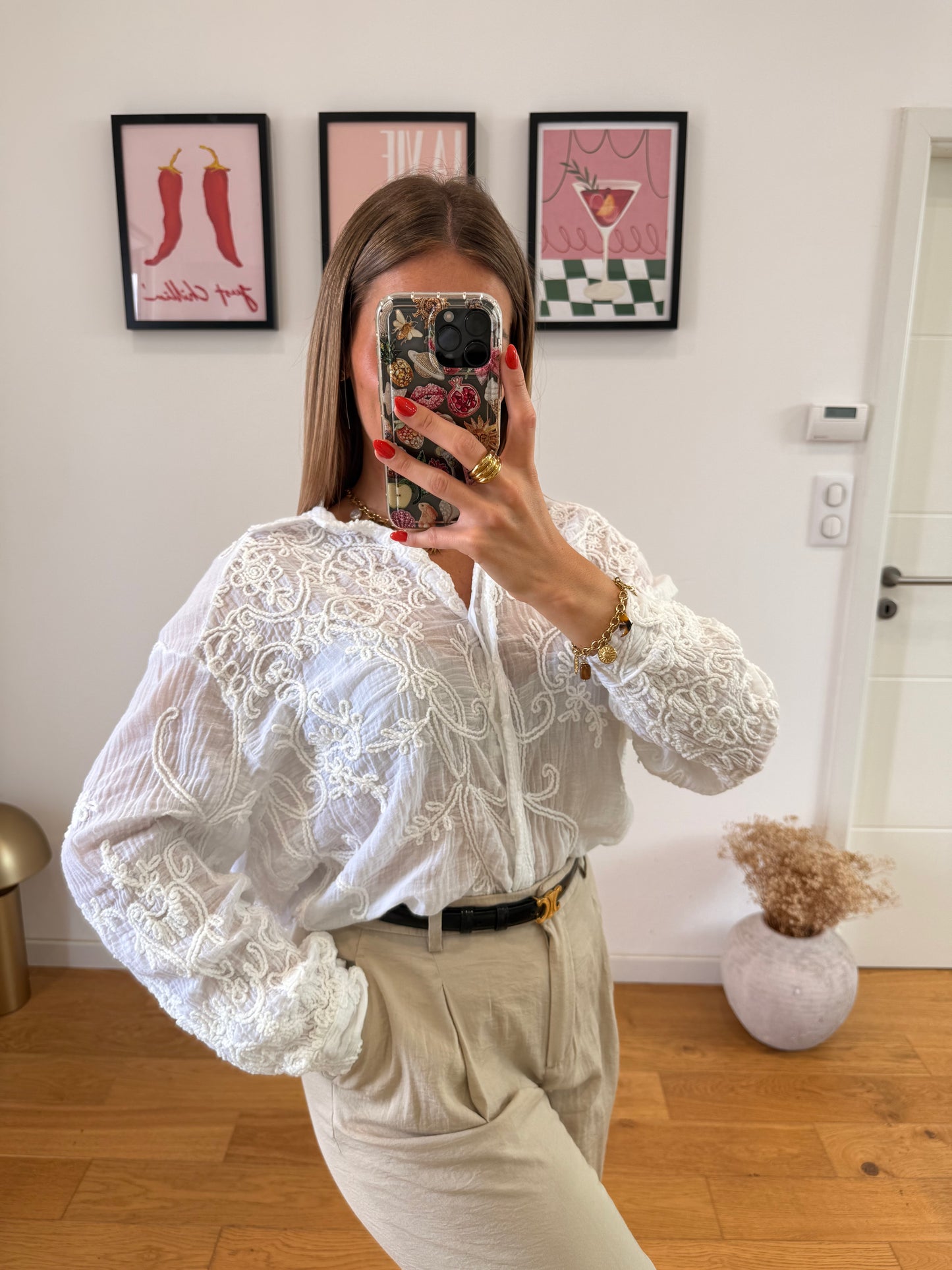 Blouse Juliette - blanche