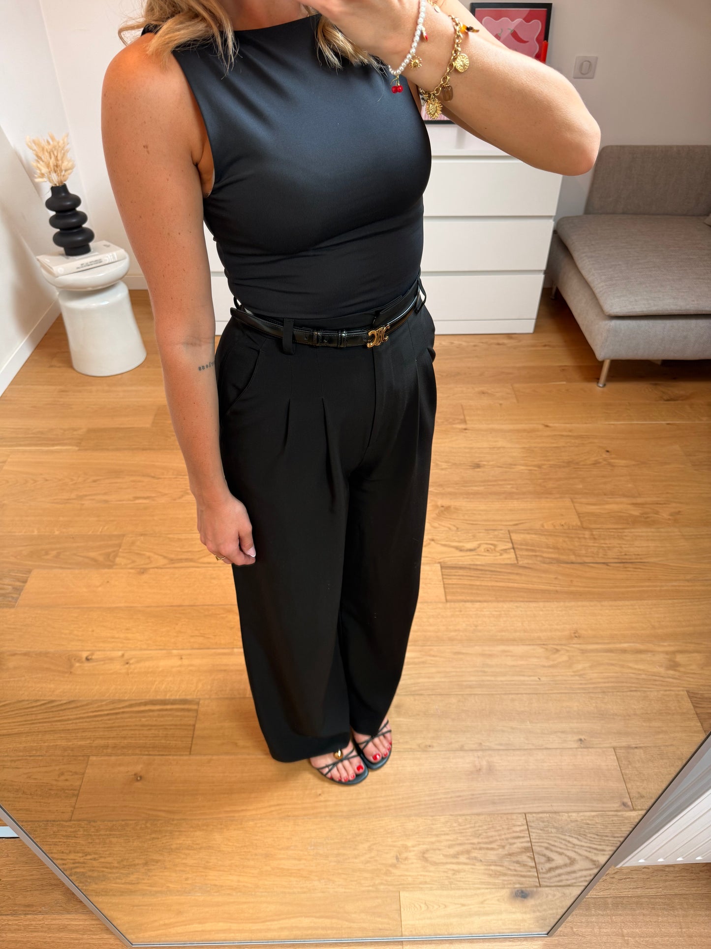 Top Marguerite - noir