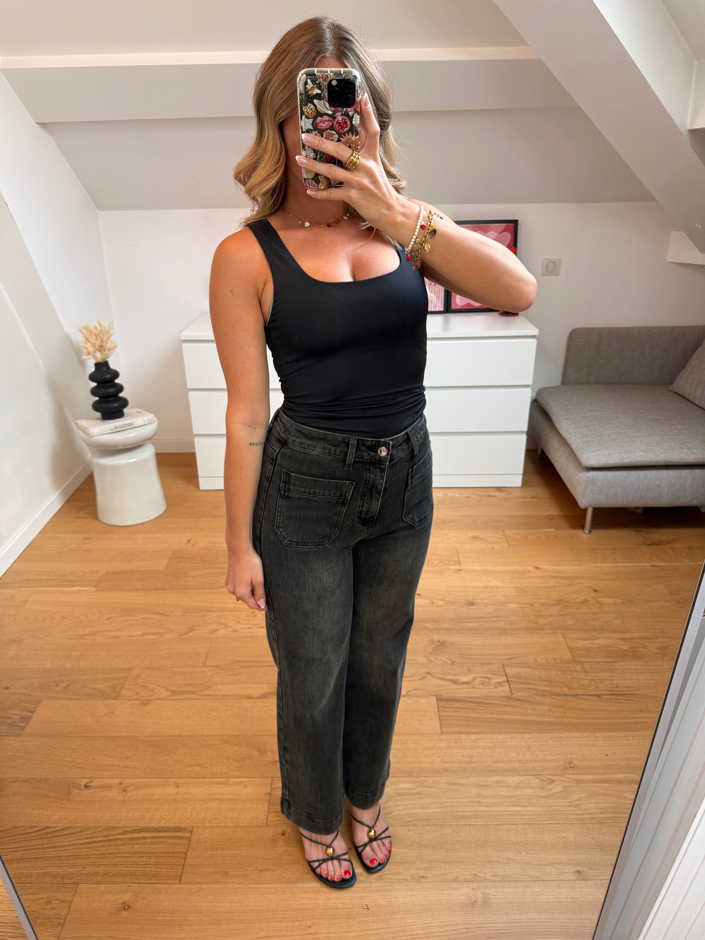 Jeans Amy - gris