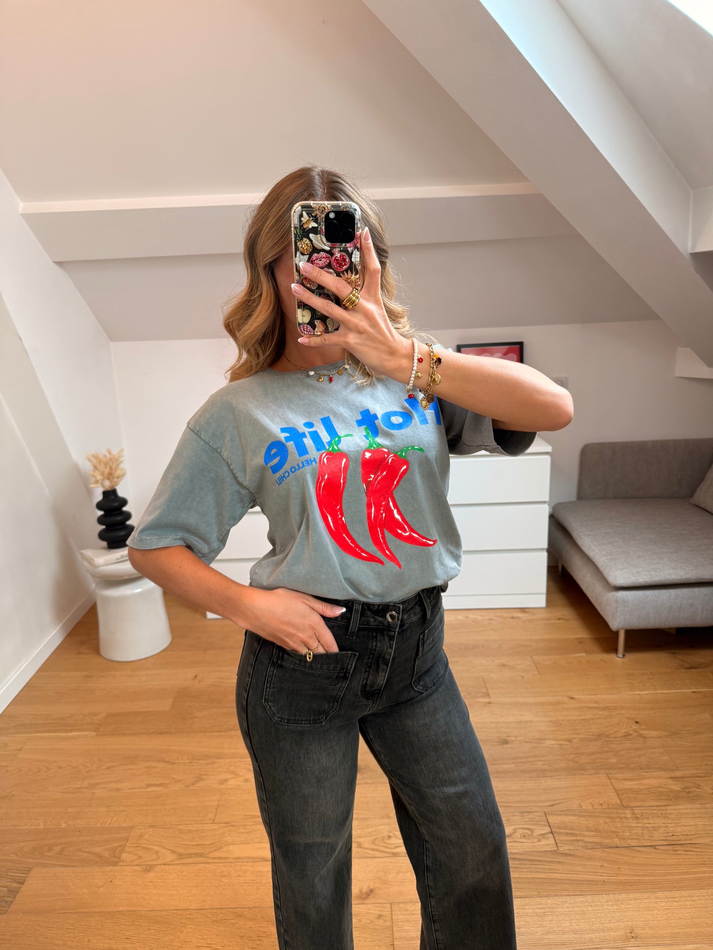 T-shirt Spicy - gris