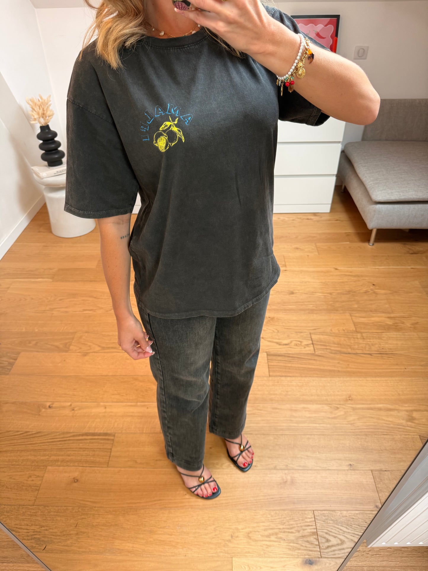 T-shirt Amalfi - gris