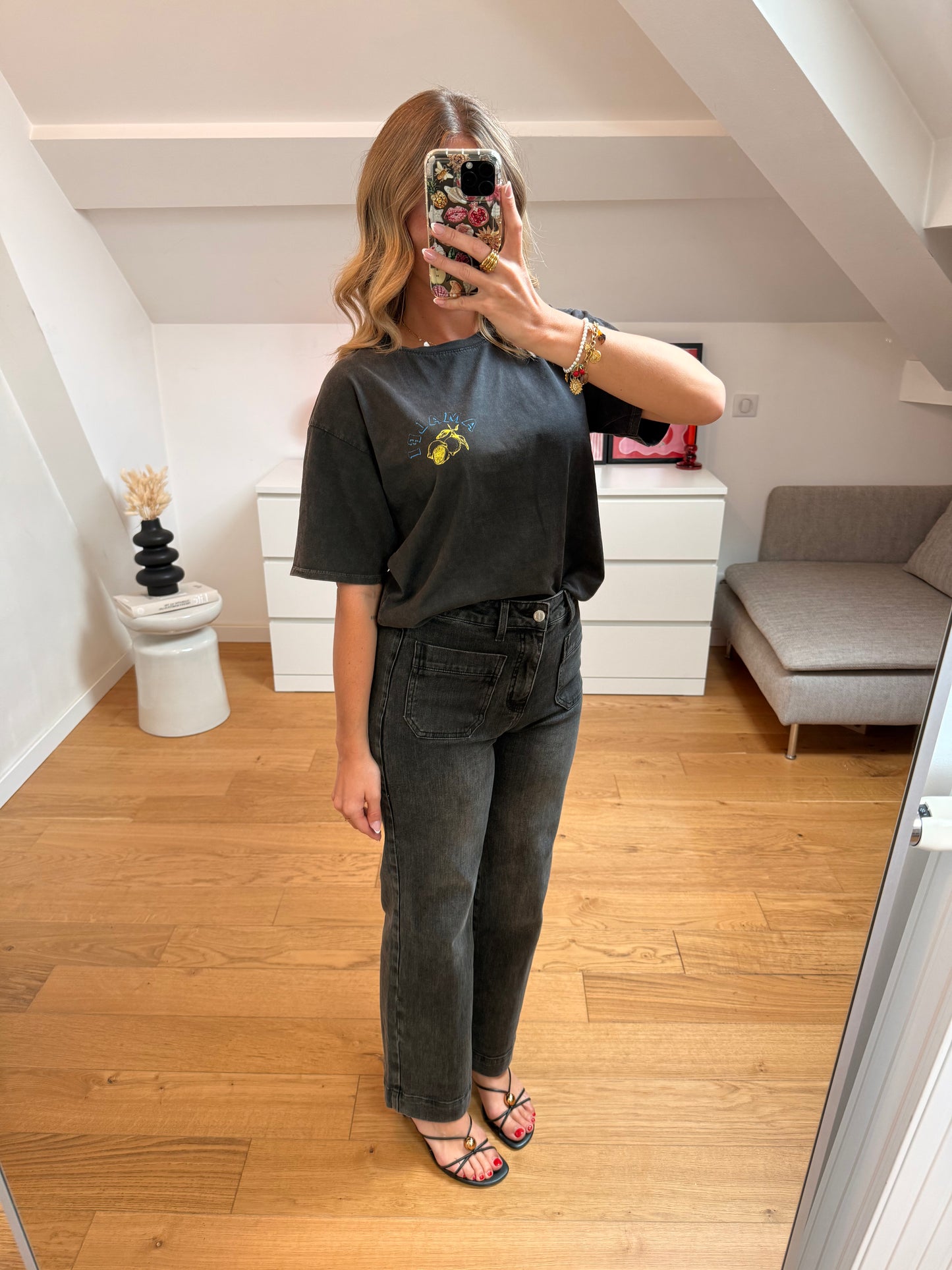 T-shirt Amalfi - gris