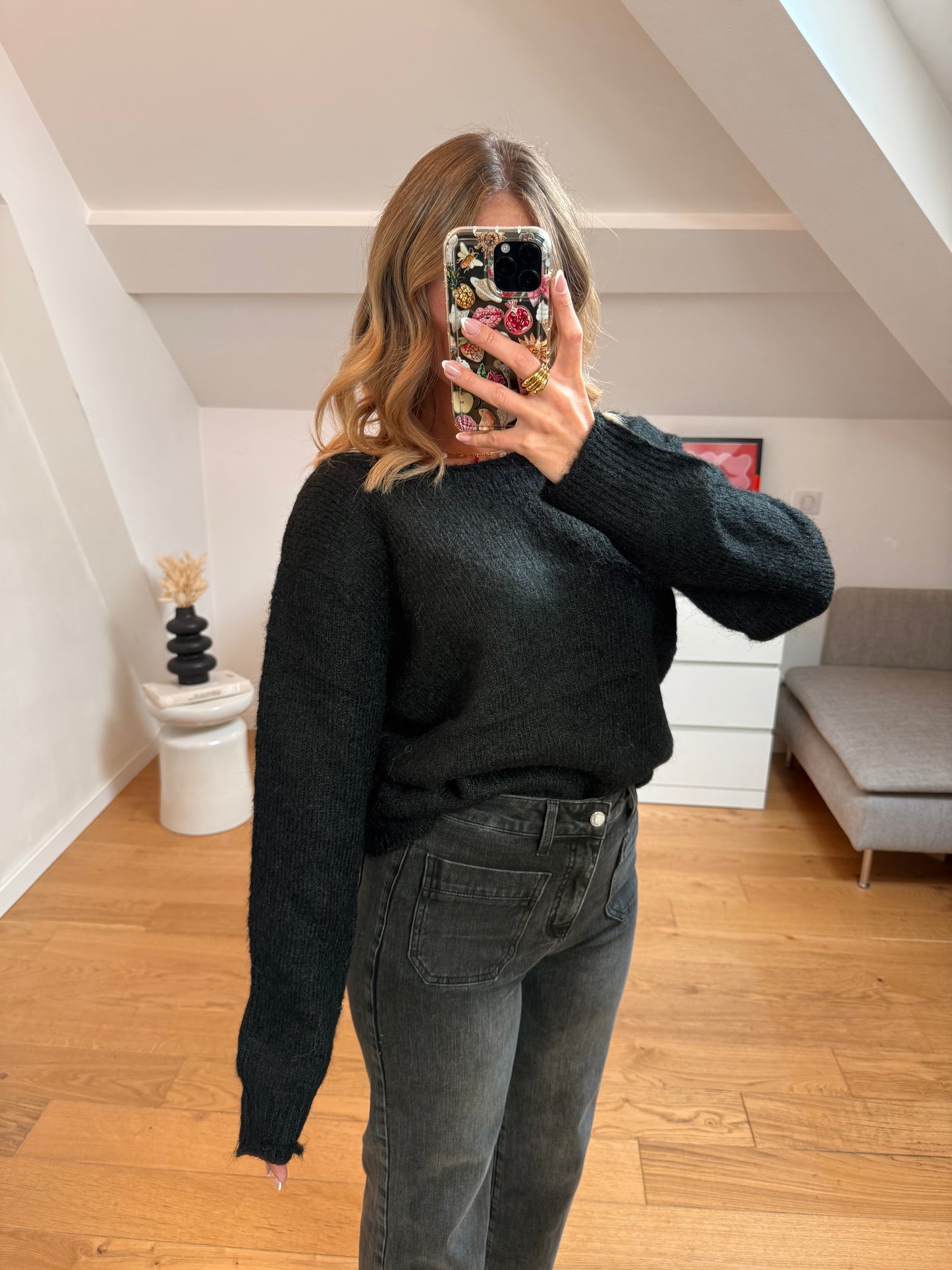 Pull Faustine - noir