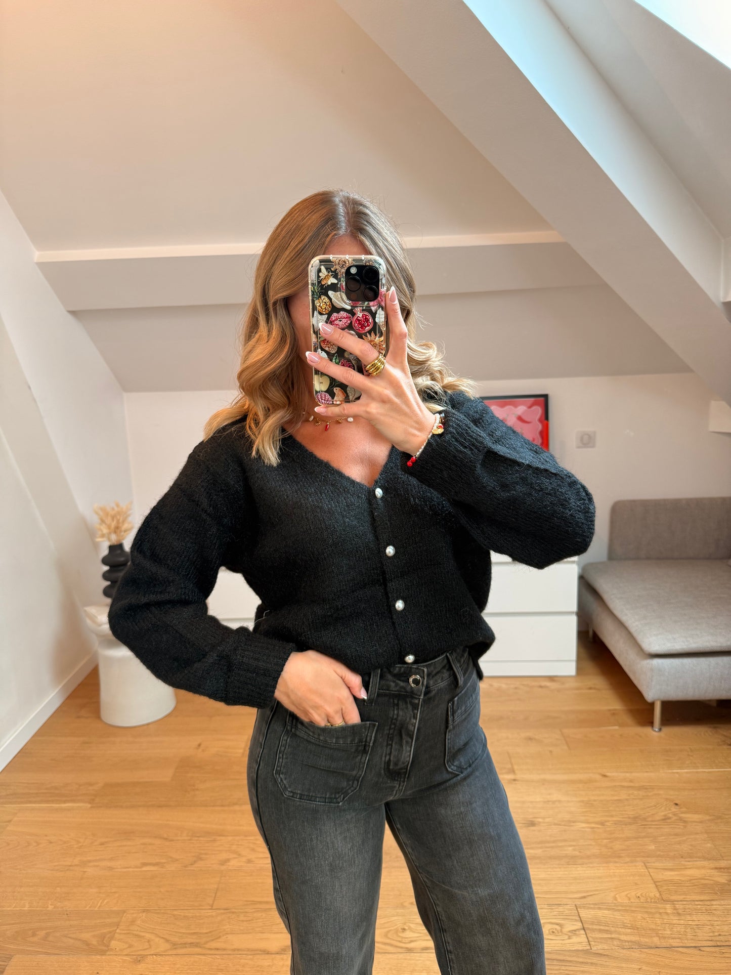 Pull Faustine - noir