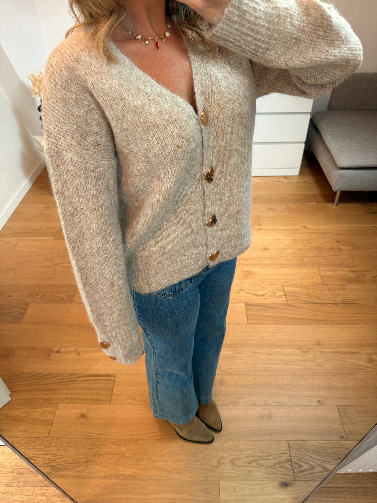 Gilet Eva - beige