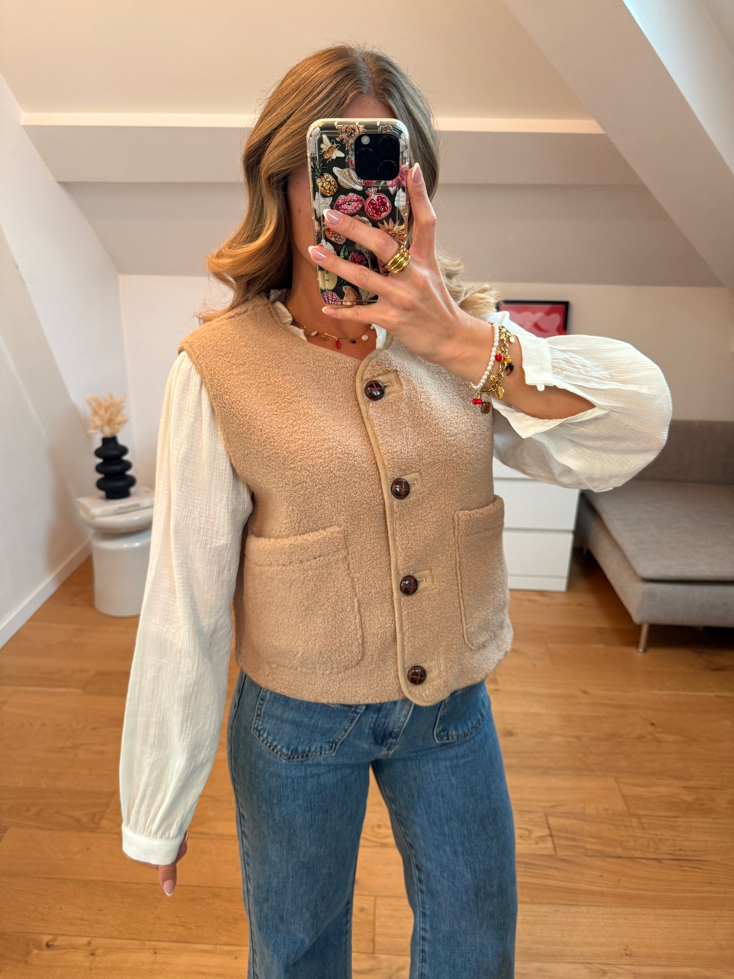 Gilet Myriam - beige