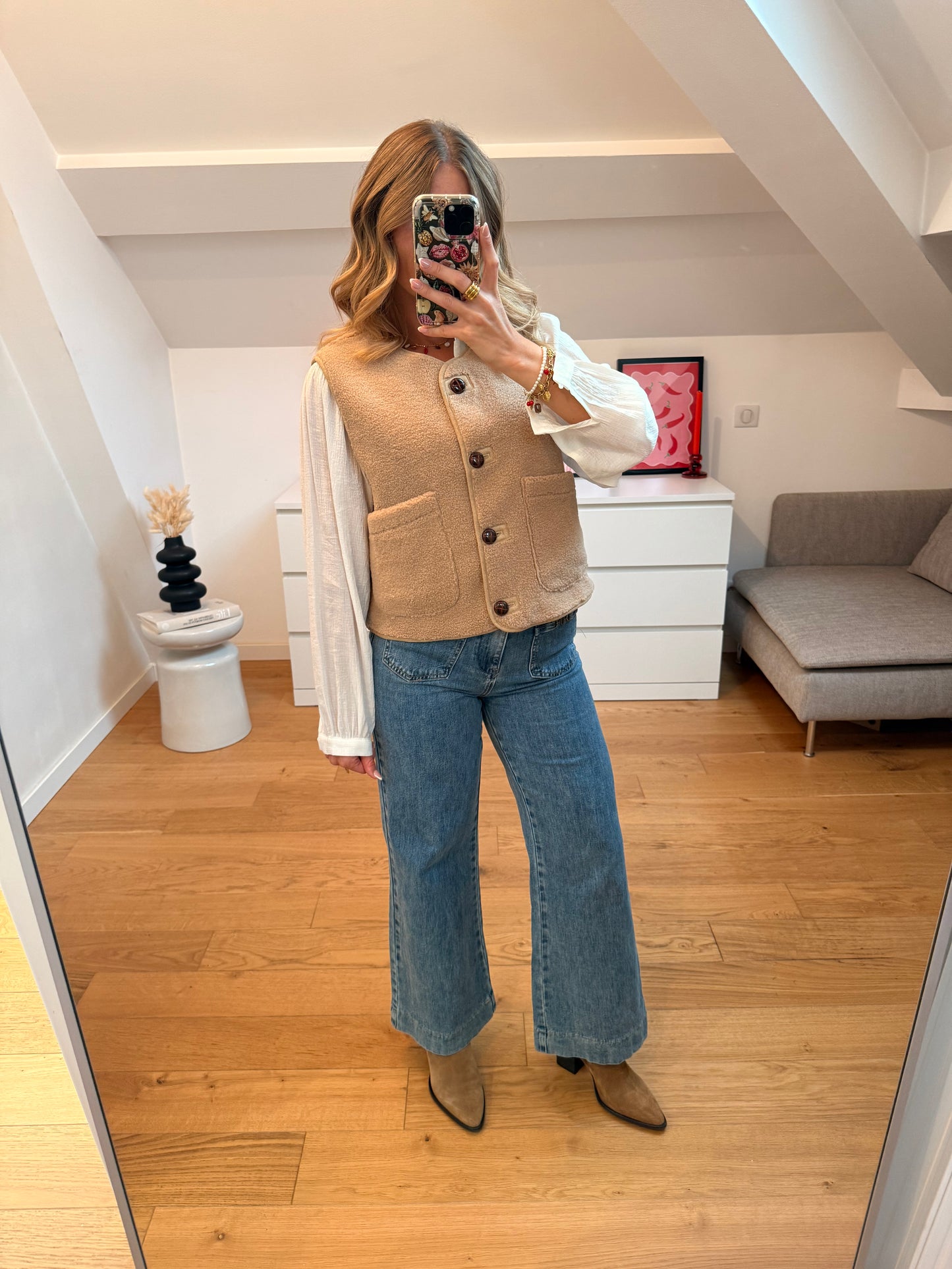 Gilet Myriam - beige
