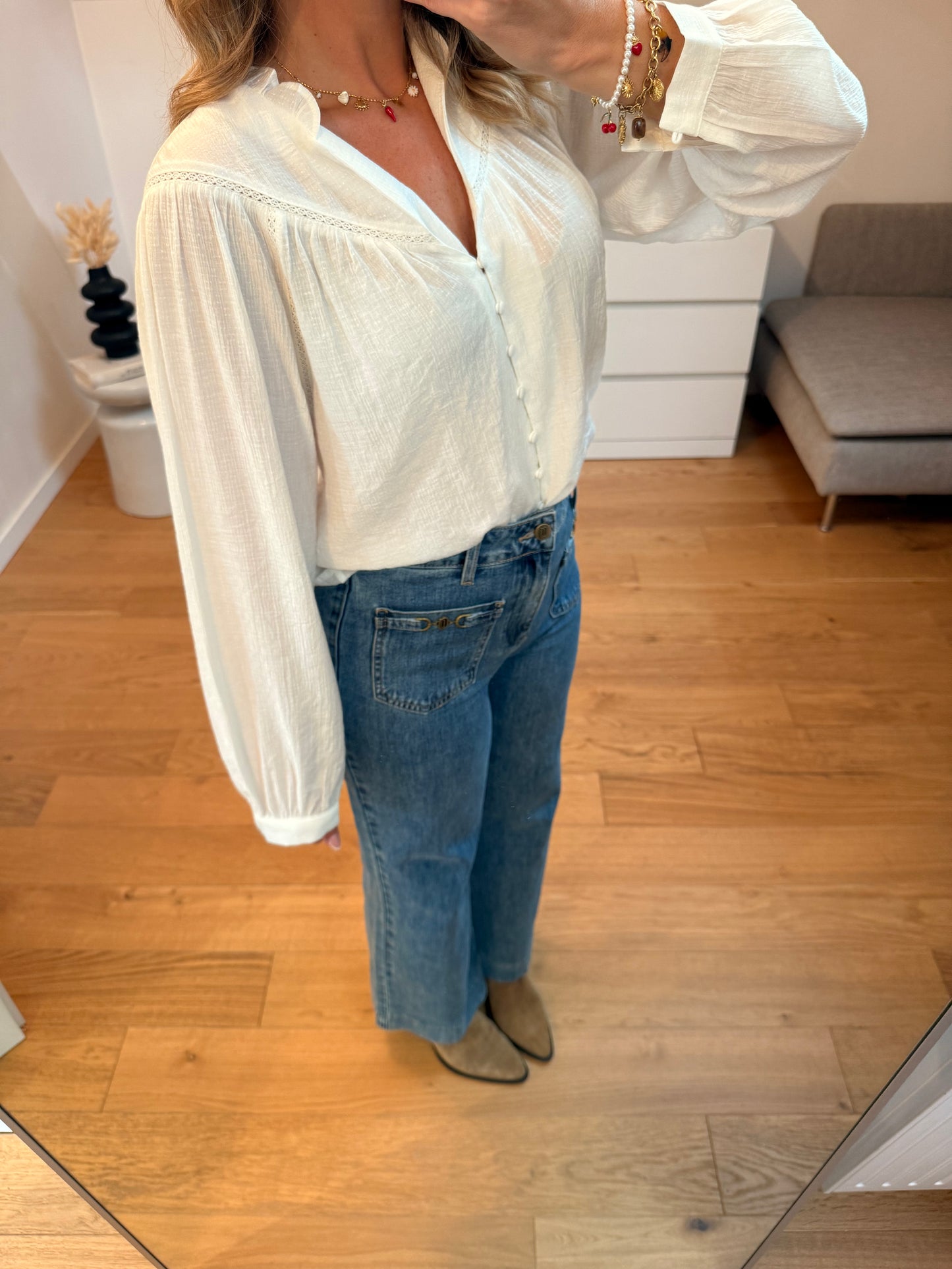 Blouse Romy - blanche
