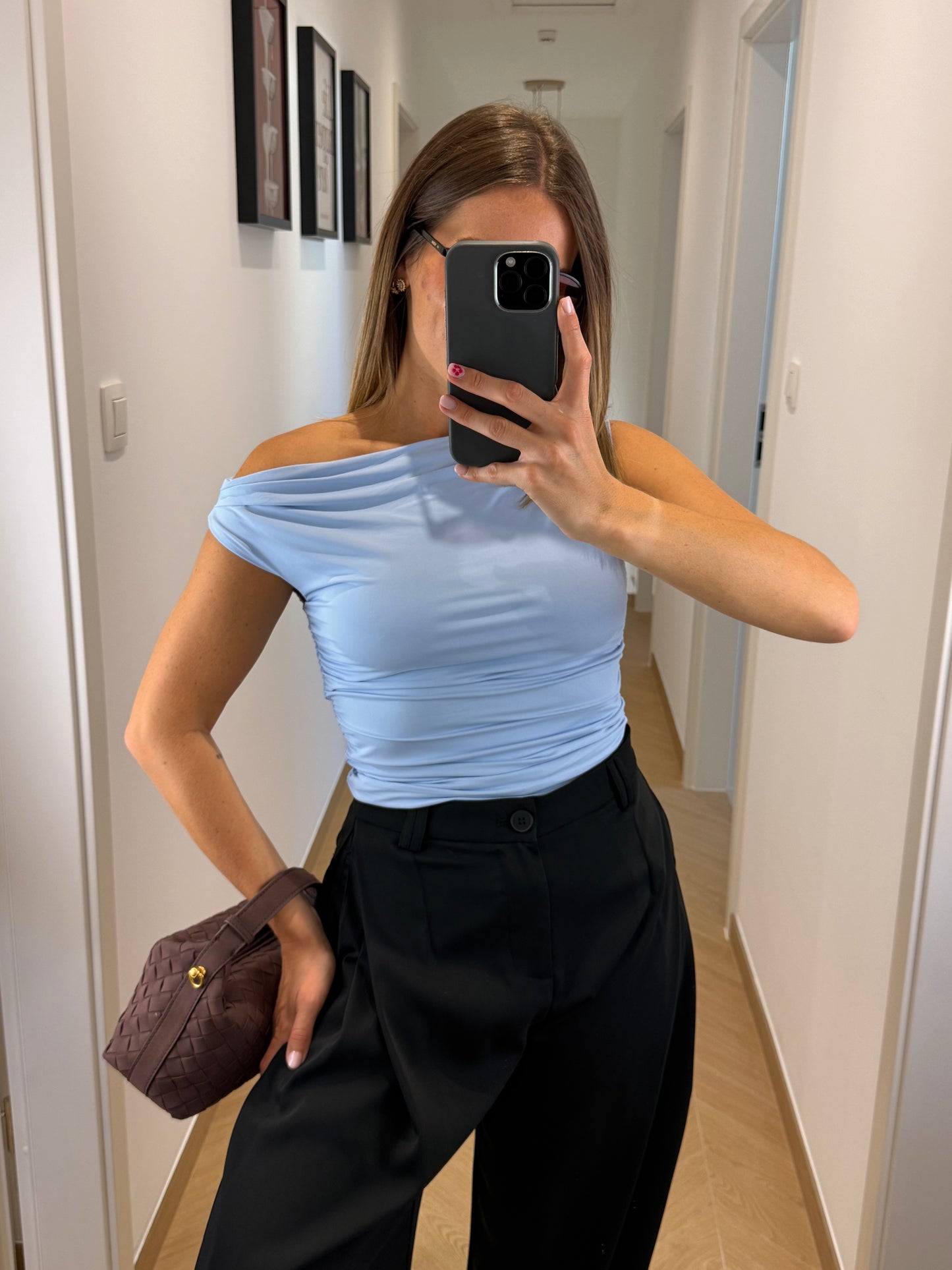 Top Clarysse - bleu