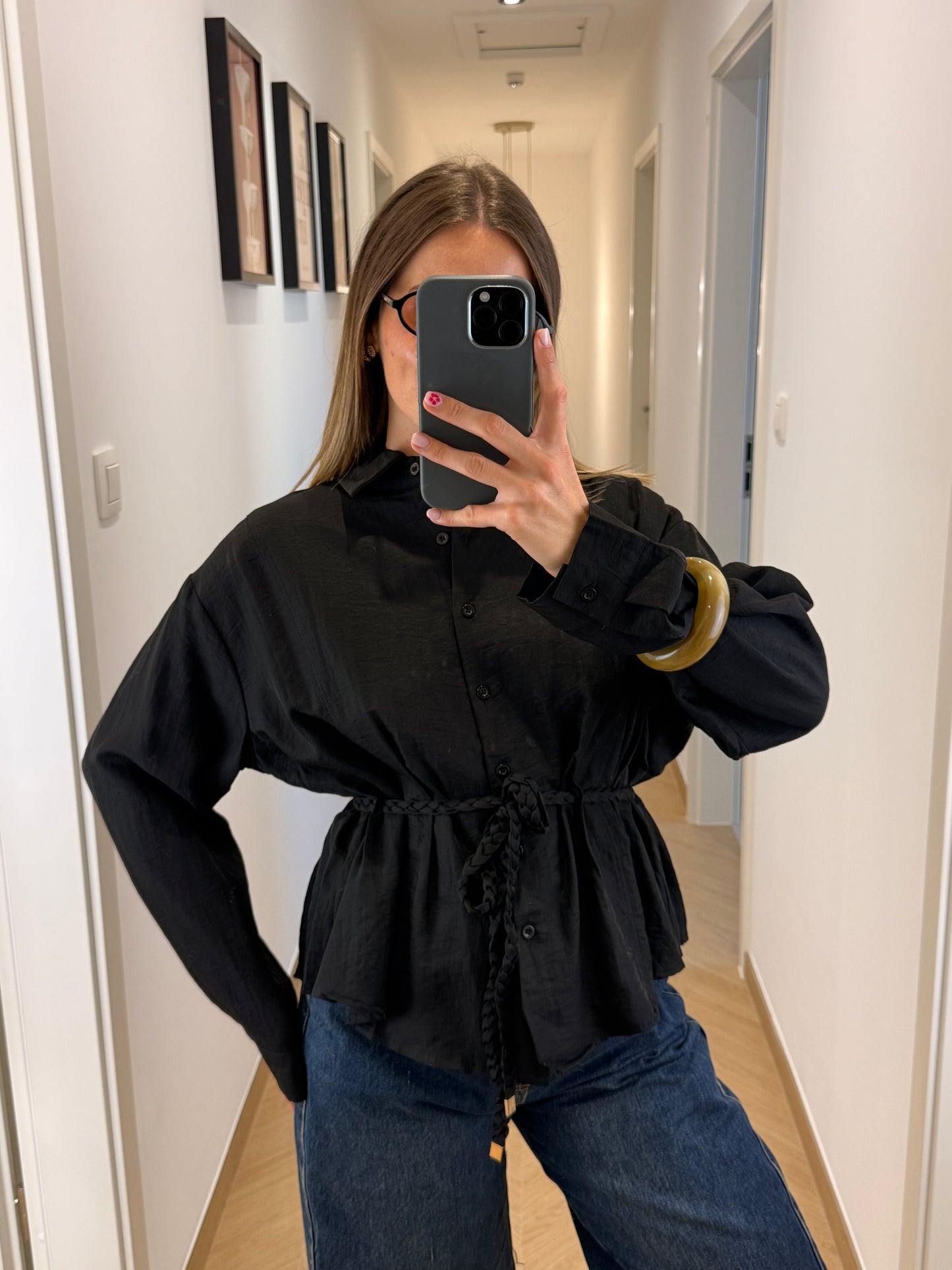 Chemise Camilla - noir