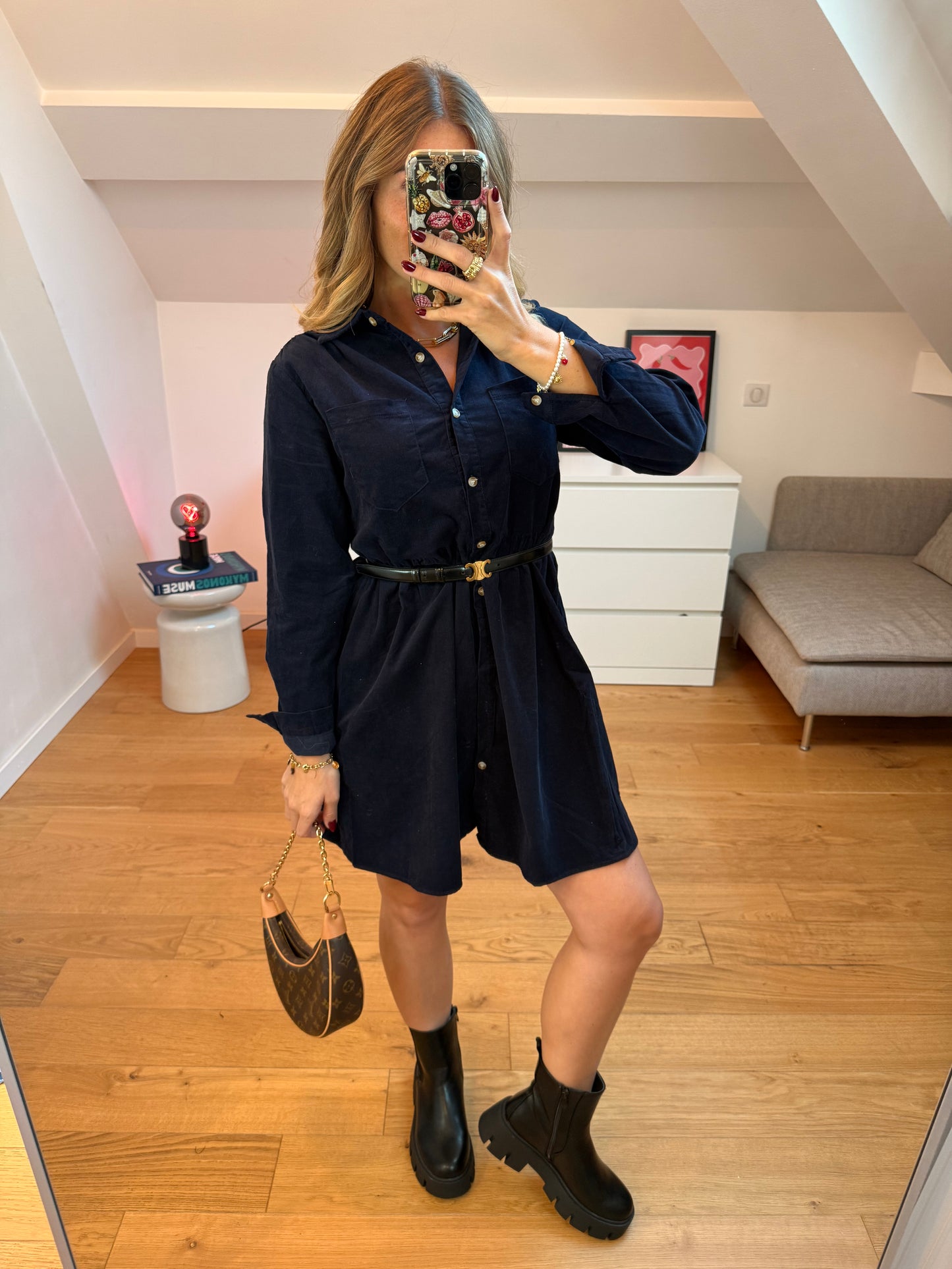 Robe Calie - bleu marine