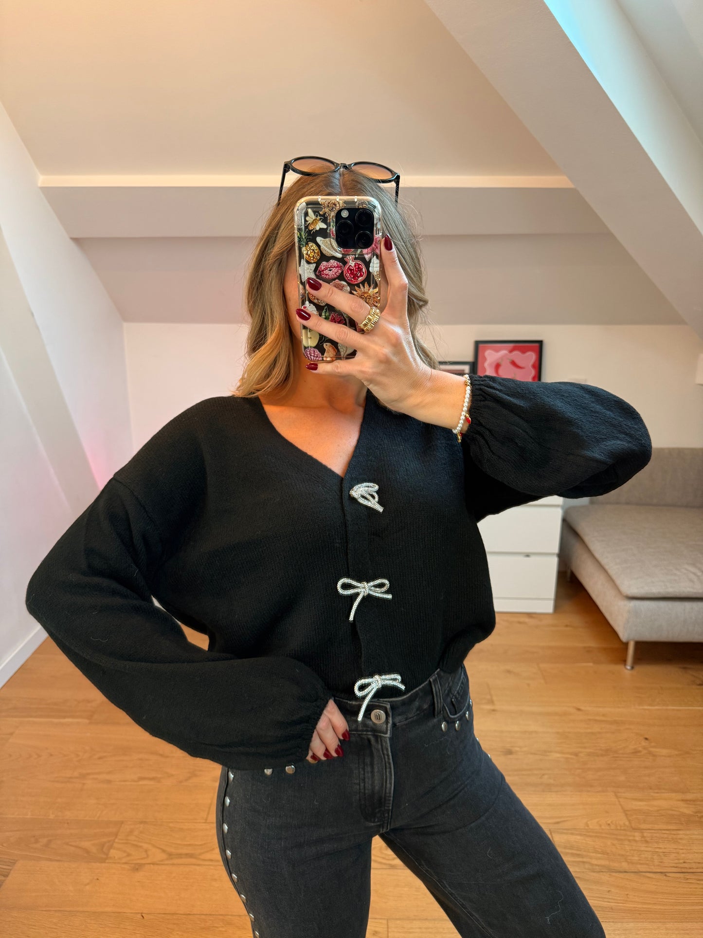 Cardigan Noelia - noir