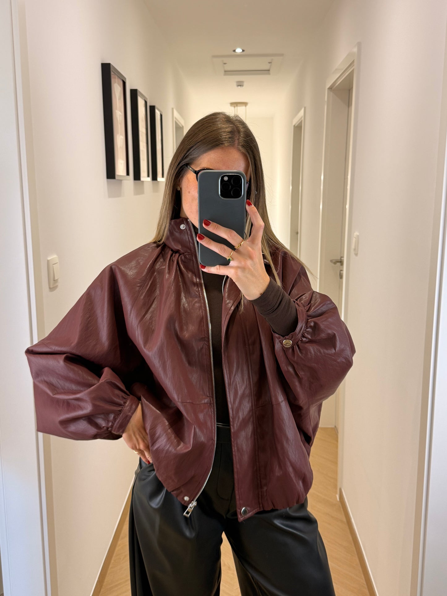 Veste Lou - bordeaux