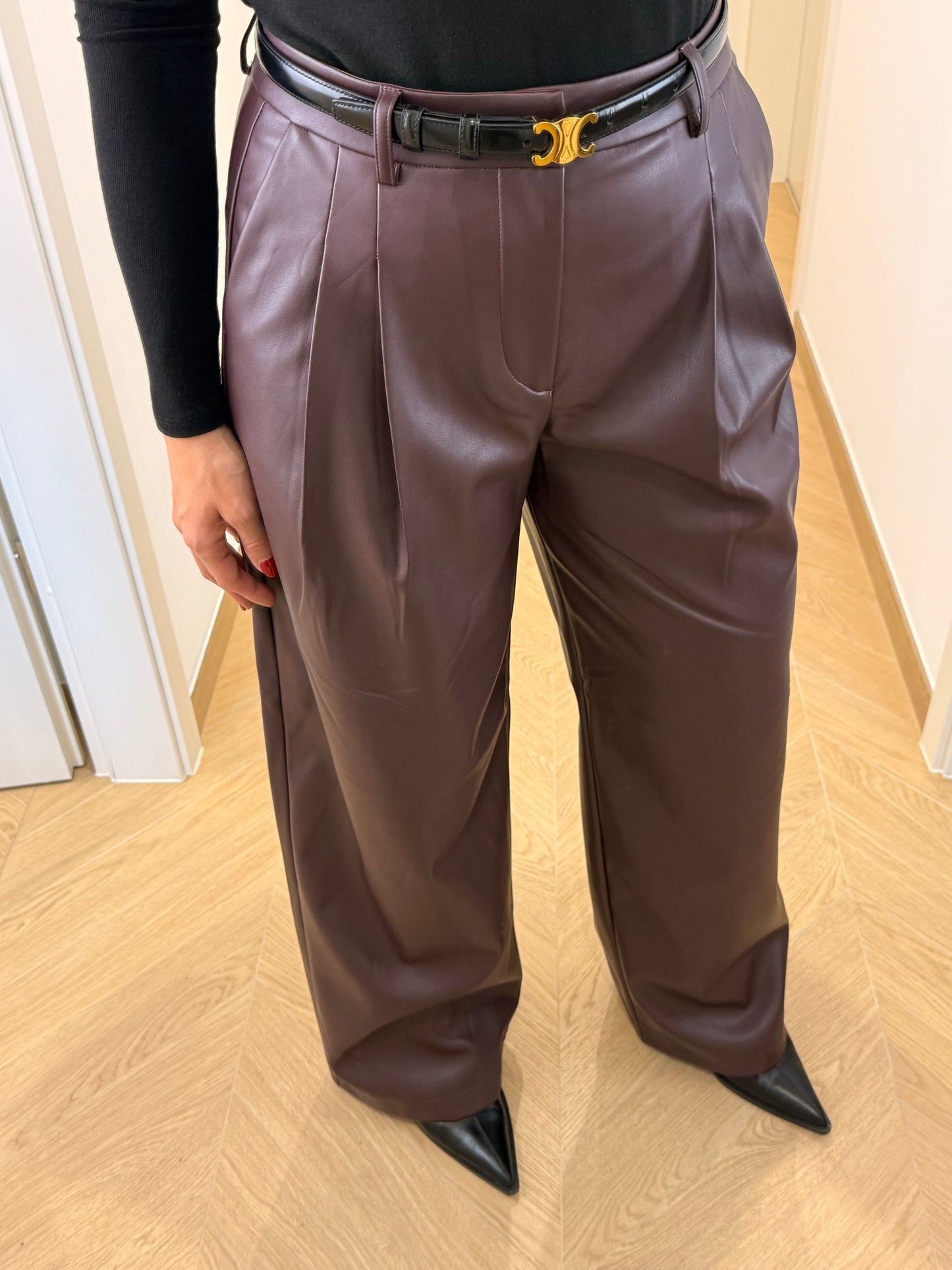 Pantalon Alya - bordeaux