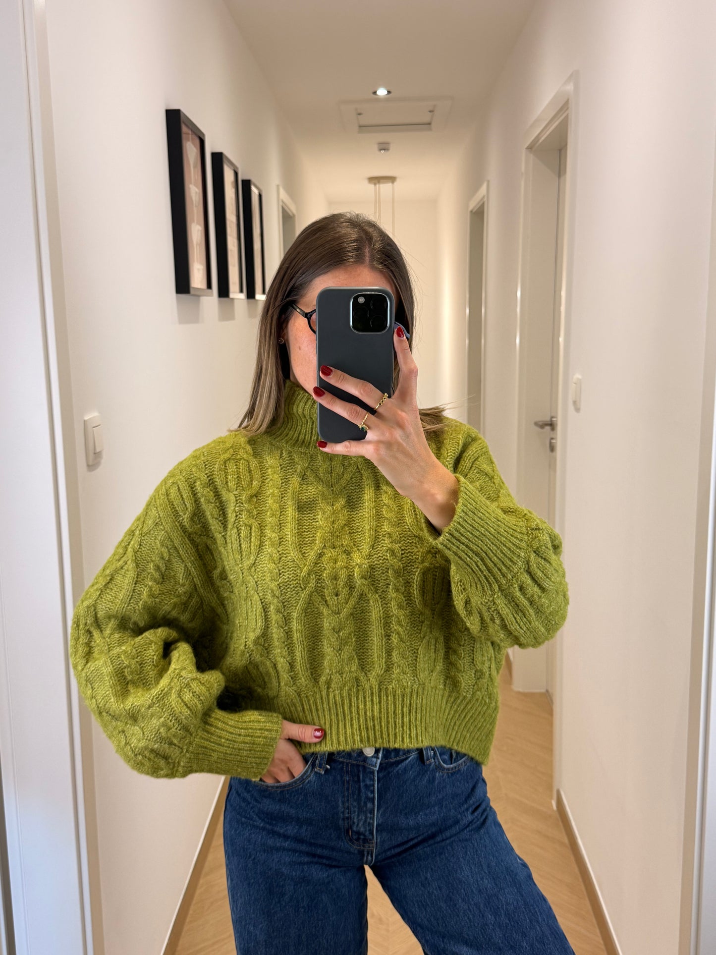 Pull Lena - vert olive