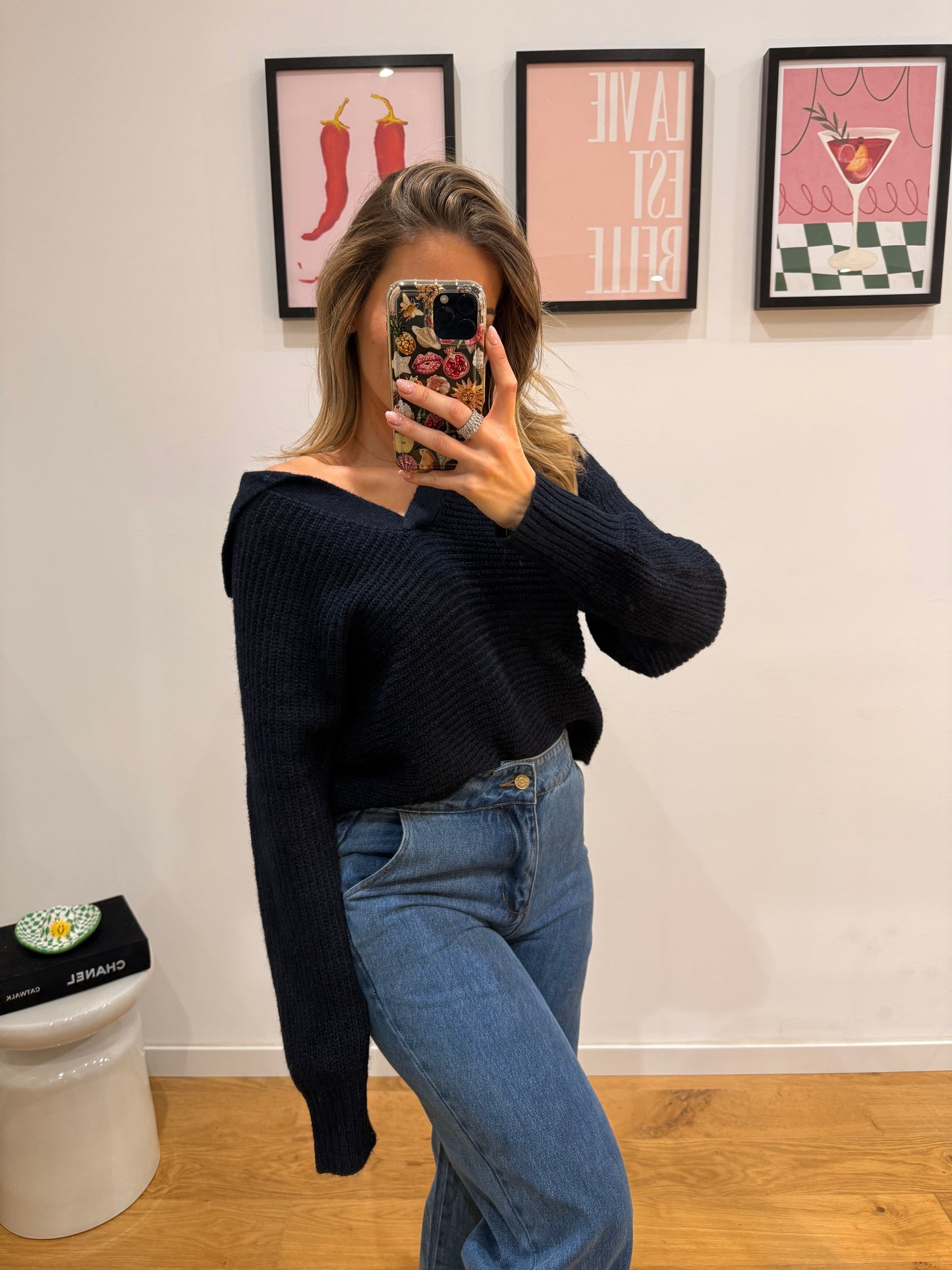 Pull Elie - bleu marine