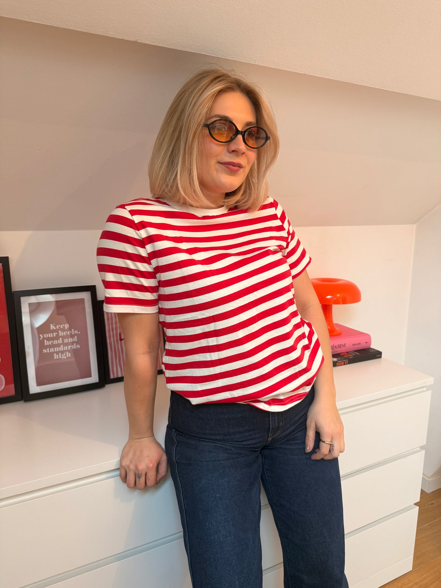 T-shirt Safia - rouge