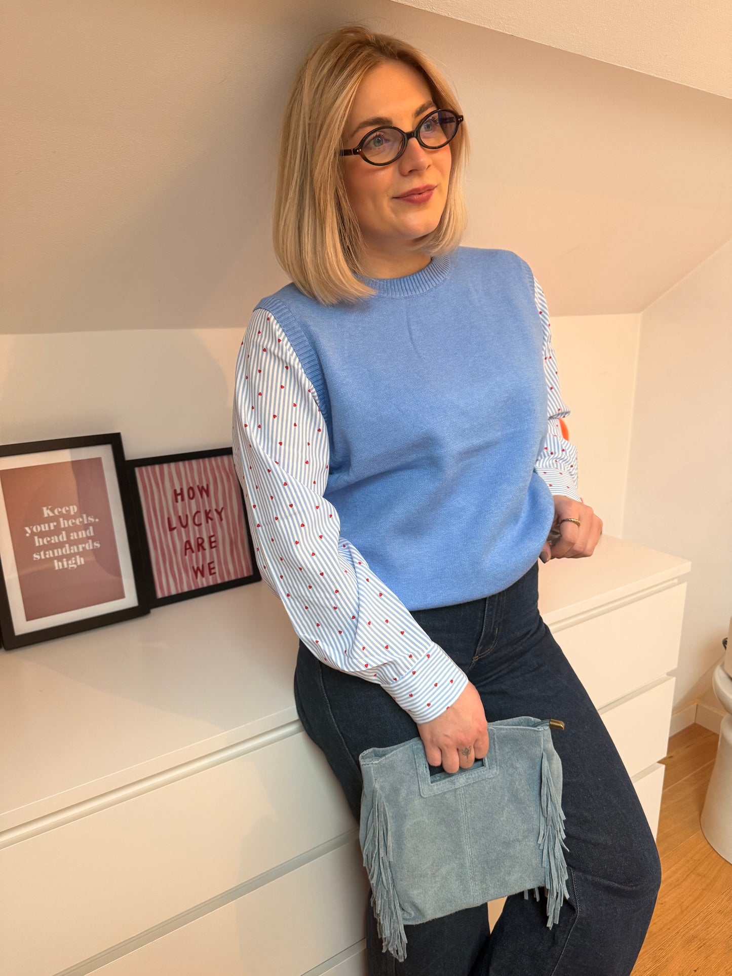 Pull Ilona - bleu