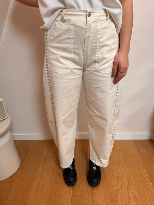 Pantalon Brice - blanc crème