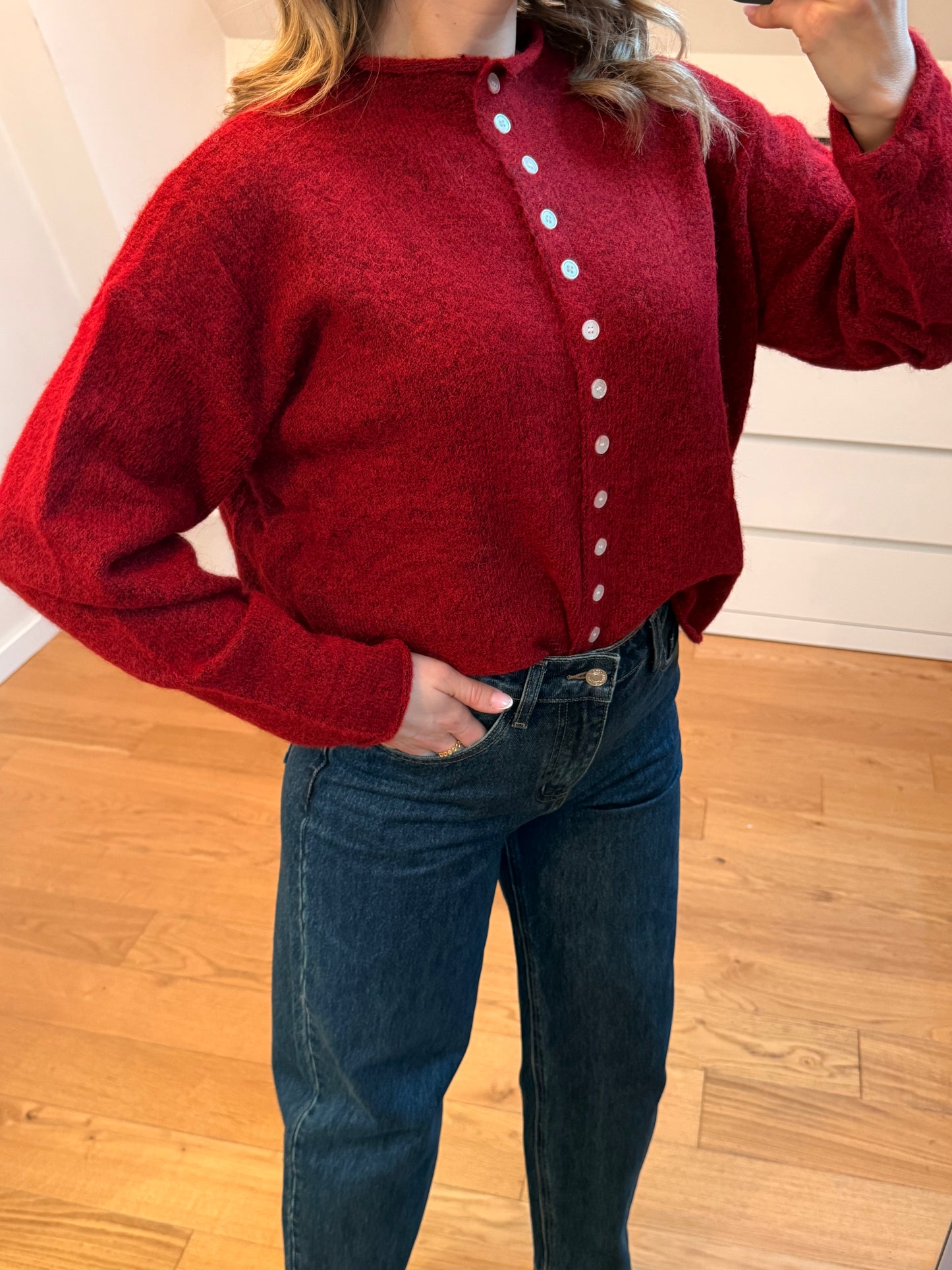 Gilet Coline - bordeaux