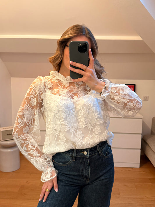Blouse Prune - blanche