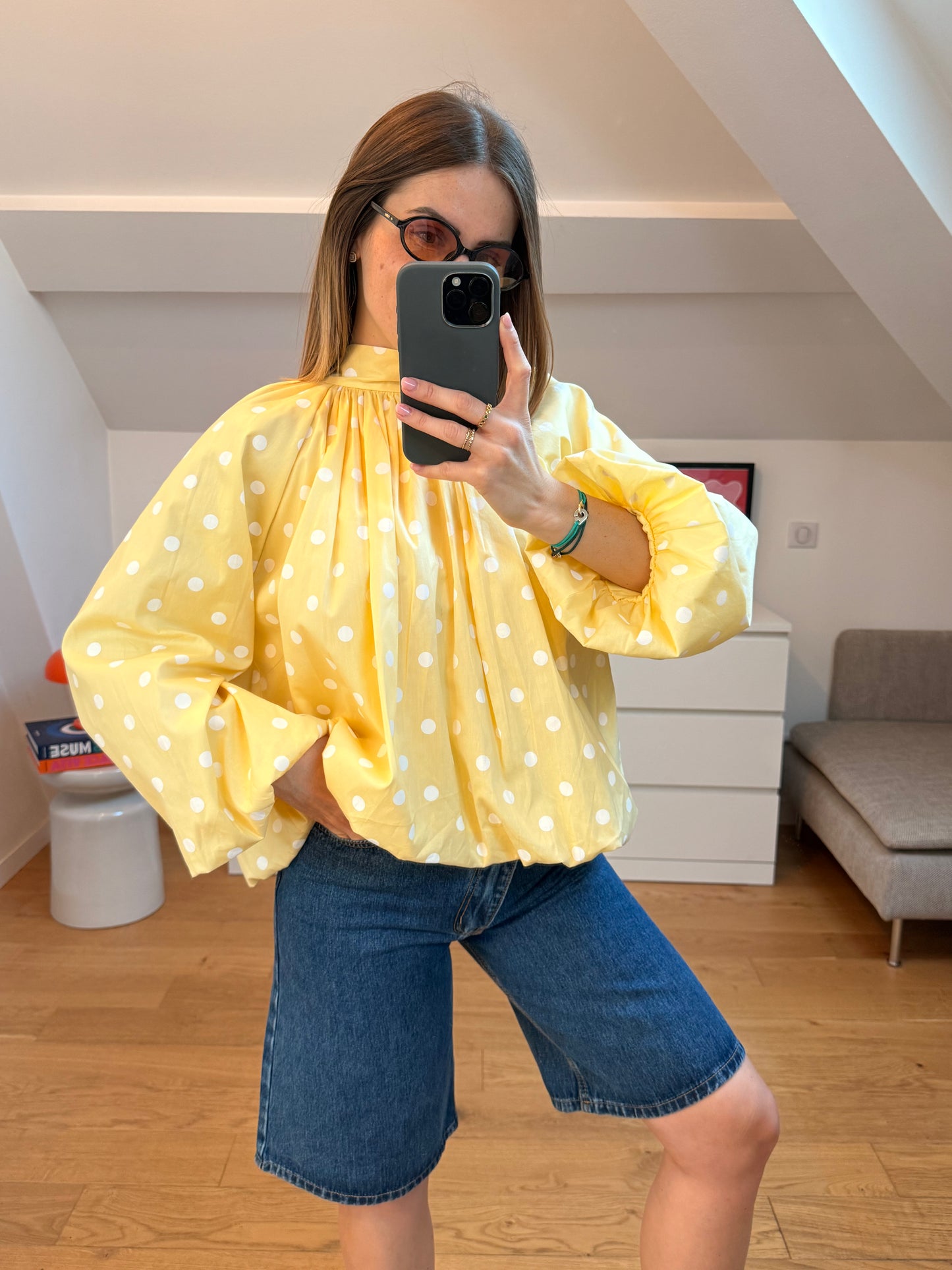 Blouse Cassie - jaune